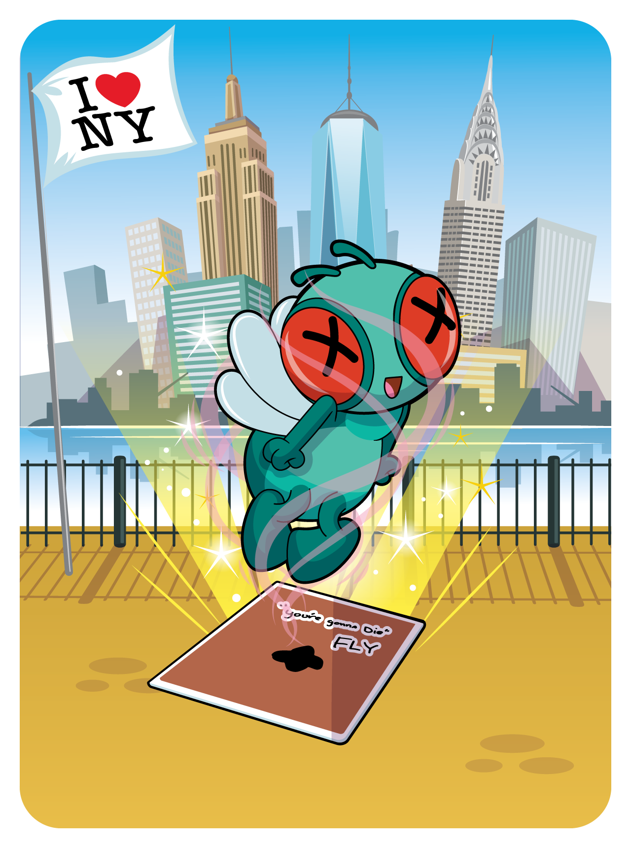 Gary Vaynerchuk - VeeFriends Series 2 - "You're Gonna Die" Fly #210 - NFT # 210