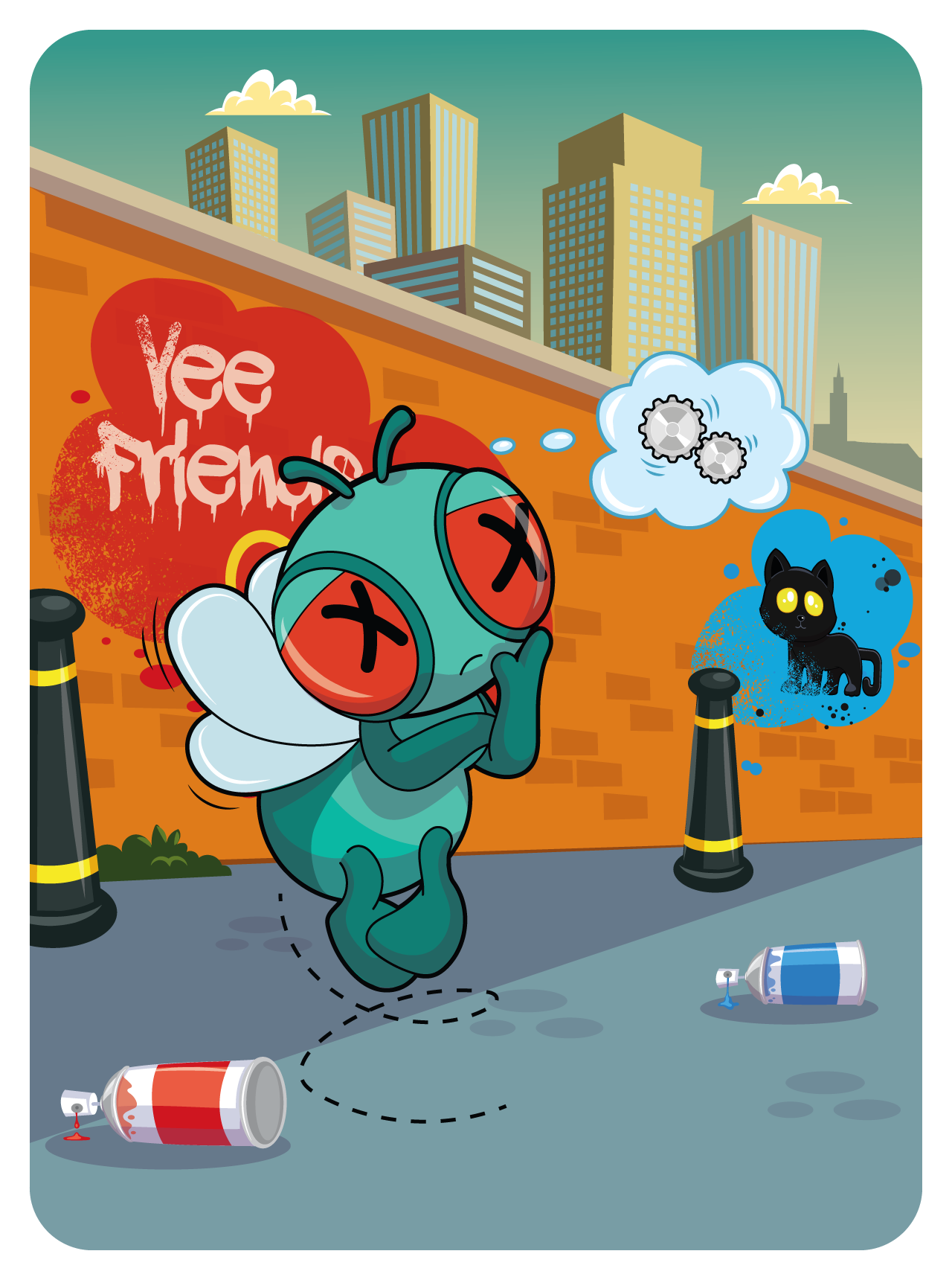 Gary Vaynerchuk - VeeFriends Series 2 - "You're Gonna Die" Fly #21009 - NFT # 21009