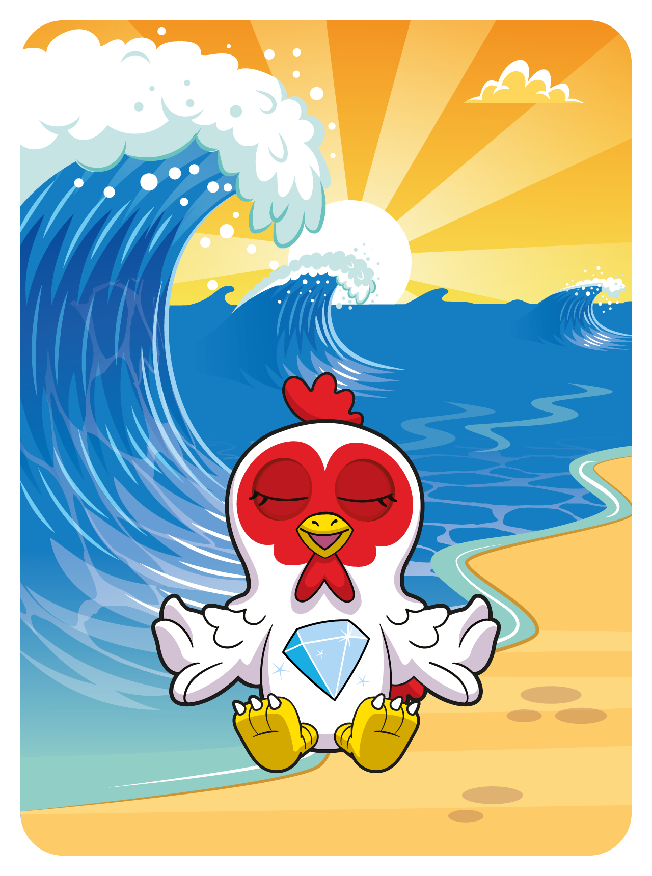 Gary Vaynerchuk - VeeFriends Series 2 - "Diamond Hands" Hen #21211 - NFT # 21211