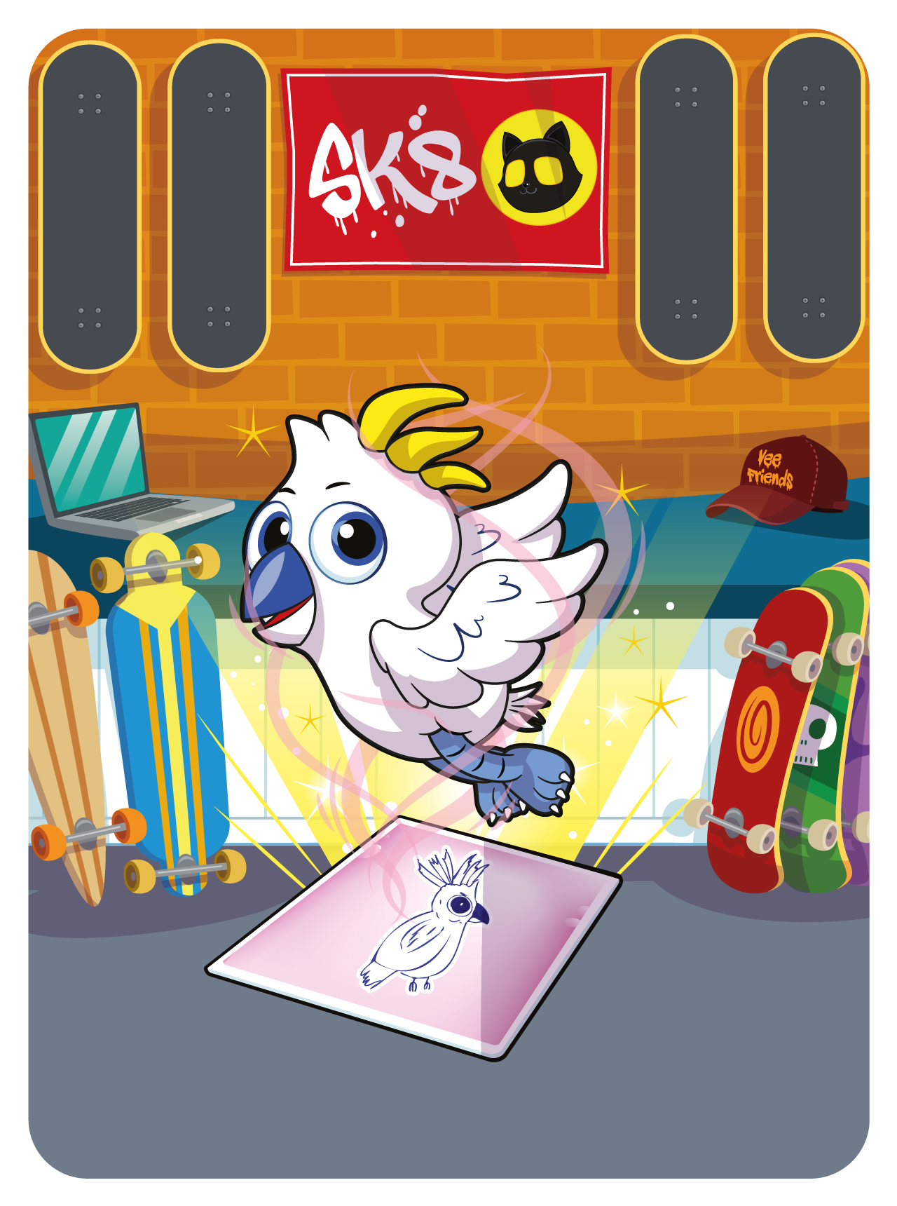 Gary Vaynerchuk - VeeFriends Series 2 - Courageous Cockatoo #2122 - NFT # 2122