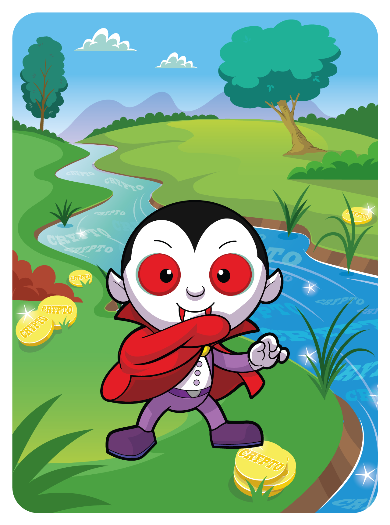 Gary Vaynerchuk - VeeFriends Series 2 - Vibe'n Vampire #21225 - NFT # 21225