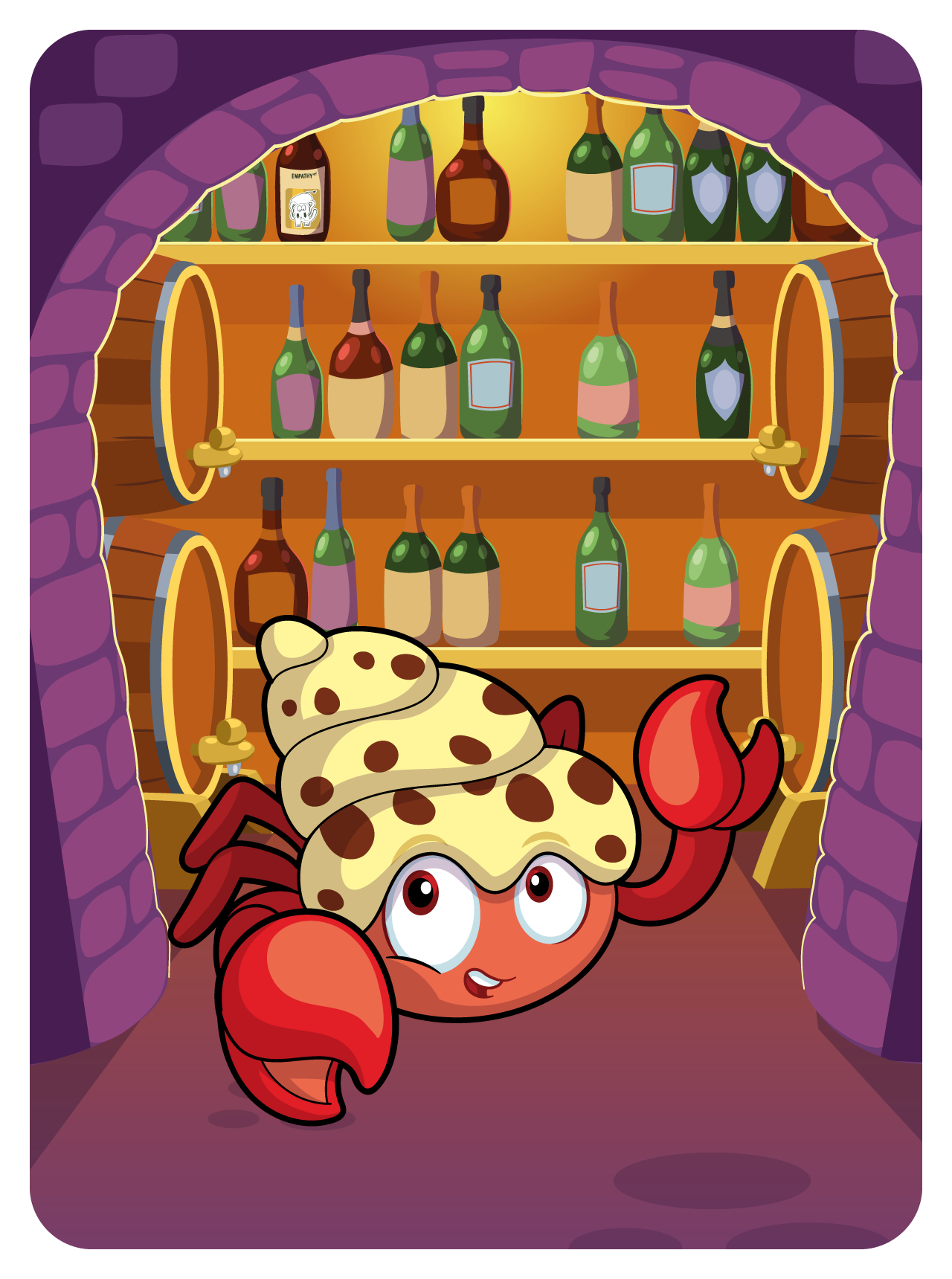 Happy Hermit Crab #21376