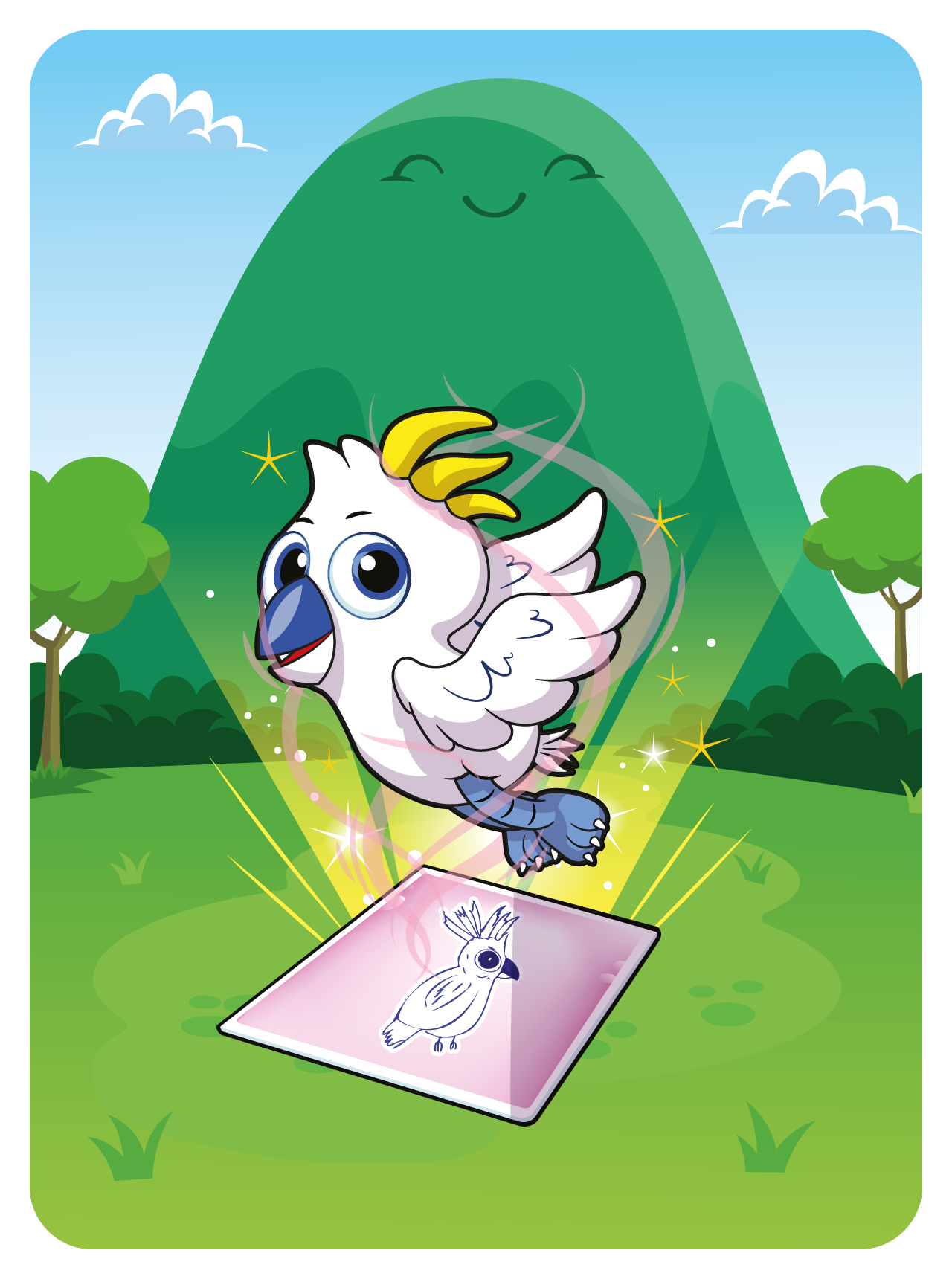 Courageous Cockatoo #2143