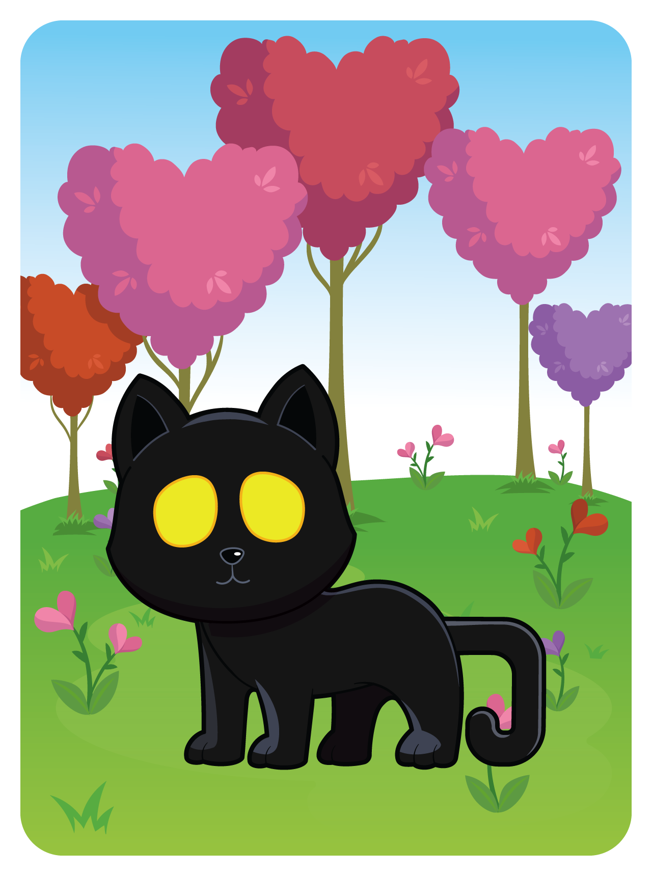 Very, Very, Very, Very, Lucky Black Cat #21433