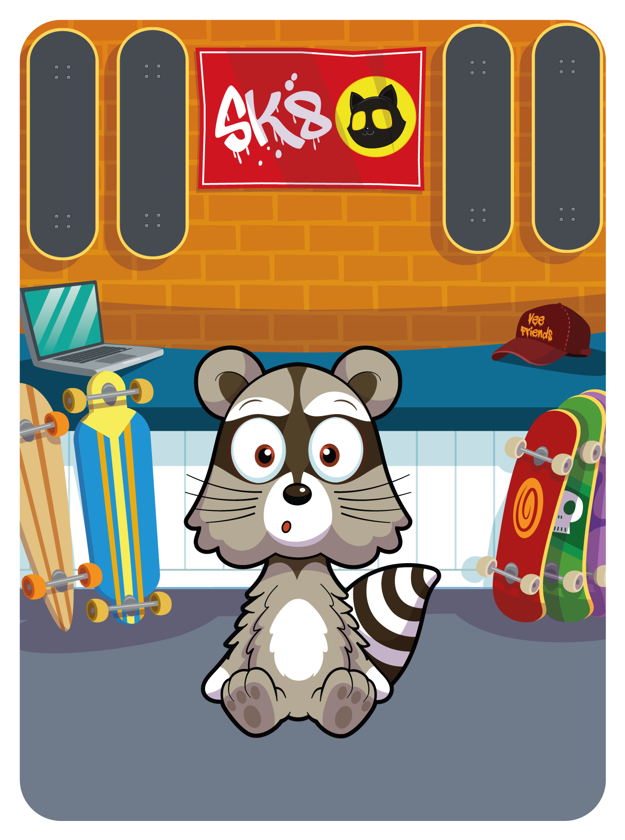 Gary Vaynerchuk - VeeFriends Series 2 - Respectful Racoon #21578 - NFT # 21578