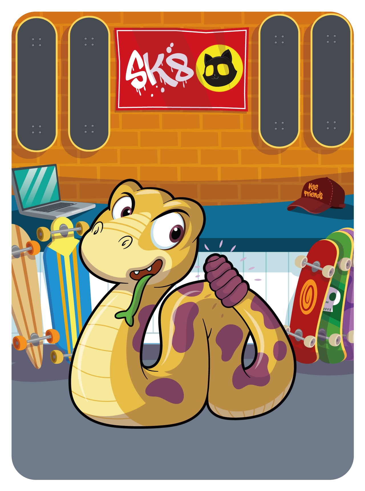 Gary Vaynerchuk - VeeFriends Series 2 - Rational Rattlesnake #21617 - NFT # 21617