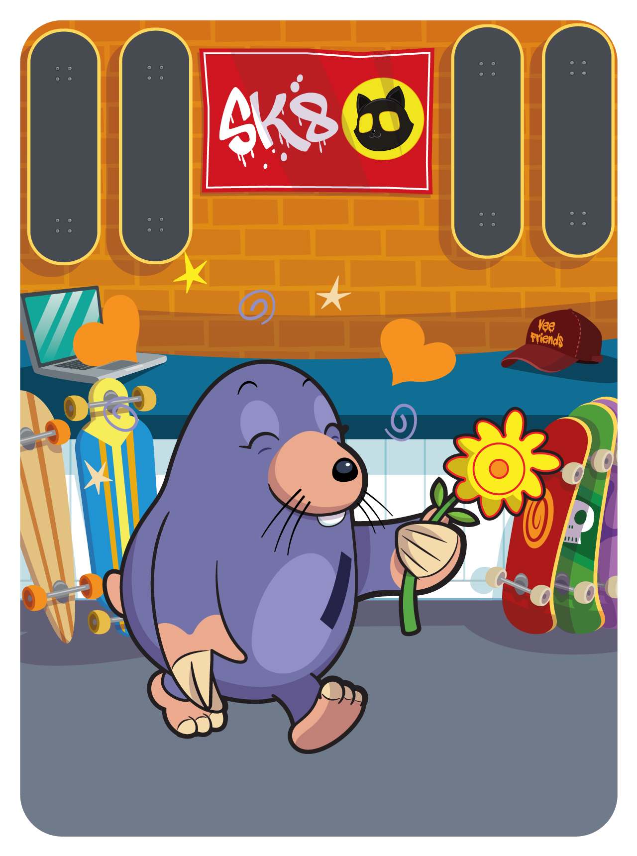 Gary Vaynerchuk - VeeFriends Series 2 - Fuck You Monday Mole #21751 - NFT # 21751