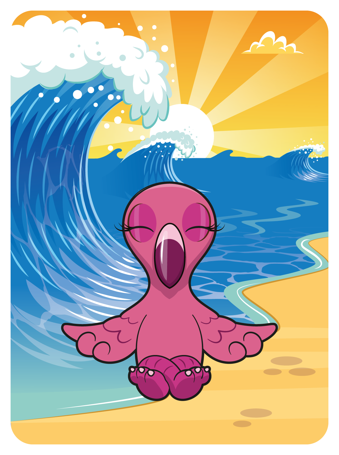 Gary Vaynerchuk - VeeFriends Series 2 - Forthright Flamingo #21802 - NFT # 21802