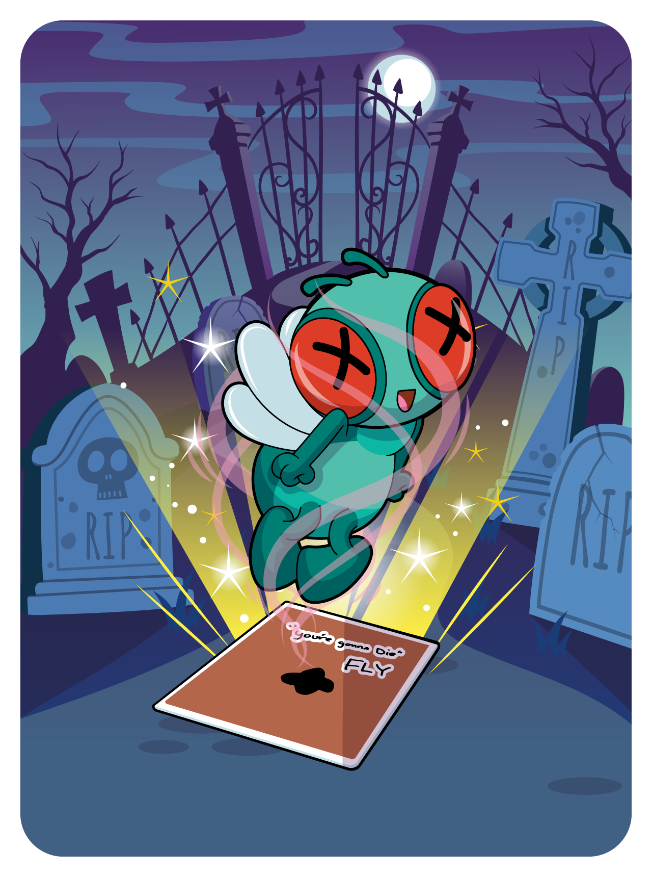 Gary Vaynerchuk - VeeFriends Series 2 - "You're Gonna Die" Fly #221 - NFT # 221