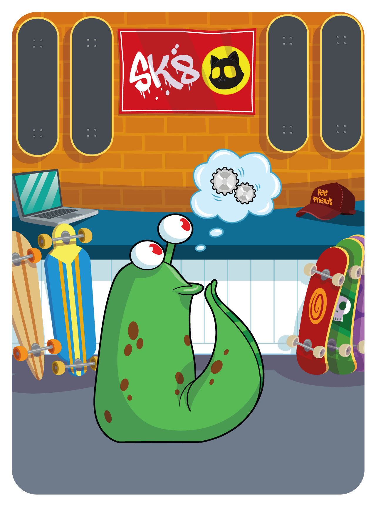 Gary Vaynerchuk - VeeFriends Series 2 - Slay'n Slug #22246 - NFT # 22246