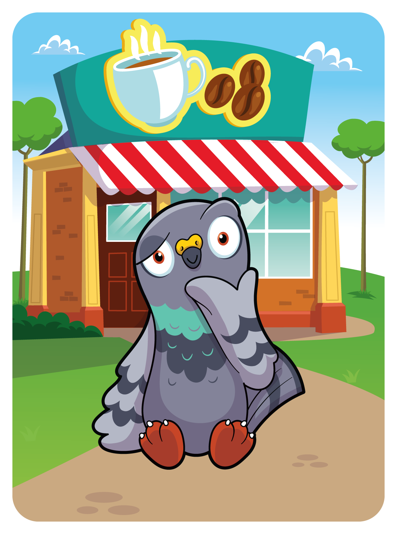 Gary Vaynerchuk - VeeFriends Series 2 - Perspective Pigeon #22596 - NFT # 22596