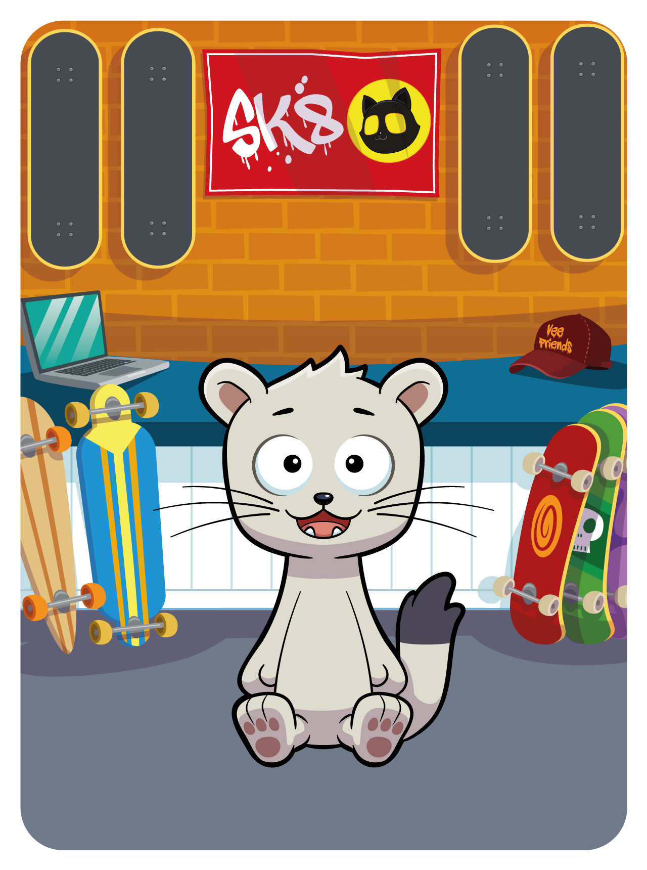 Gary Vaynerchuk - VeeFriends Series 2 - Earnest Ermine #22677 - NFT # 22677