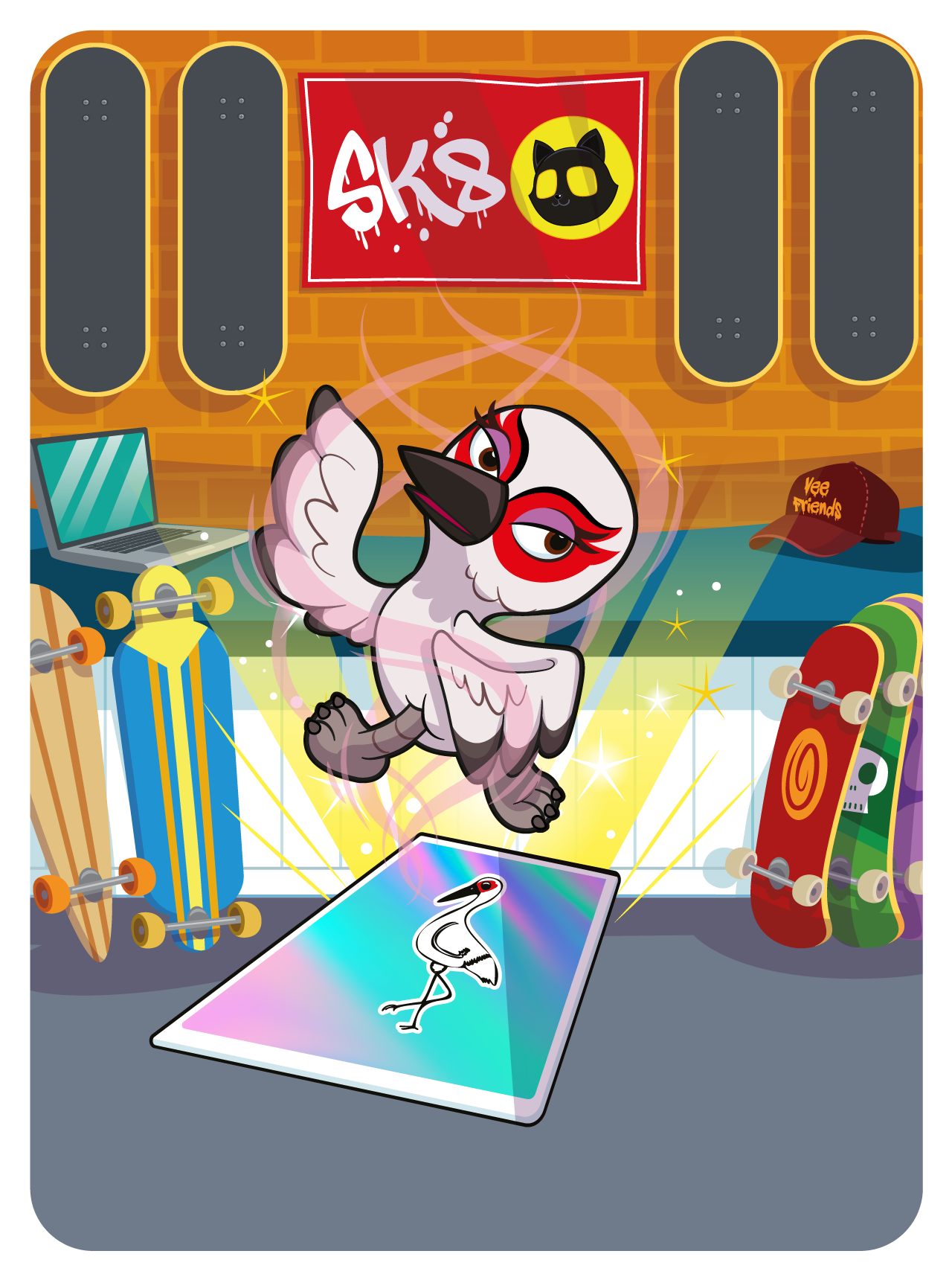 Gary Vaynerchuk - VeeFriends Series 2 - Curious Crane #2268 - NFT # 2268