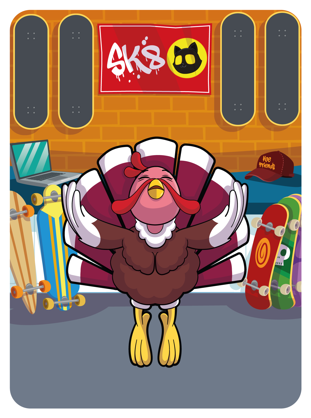 Gary Vaynerchuk - VeeFriends Series 2 - Tenacious Turkey #23064 - NFT # 23064