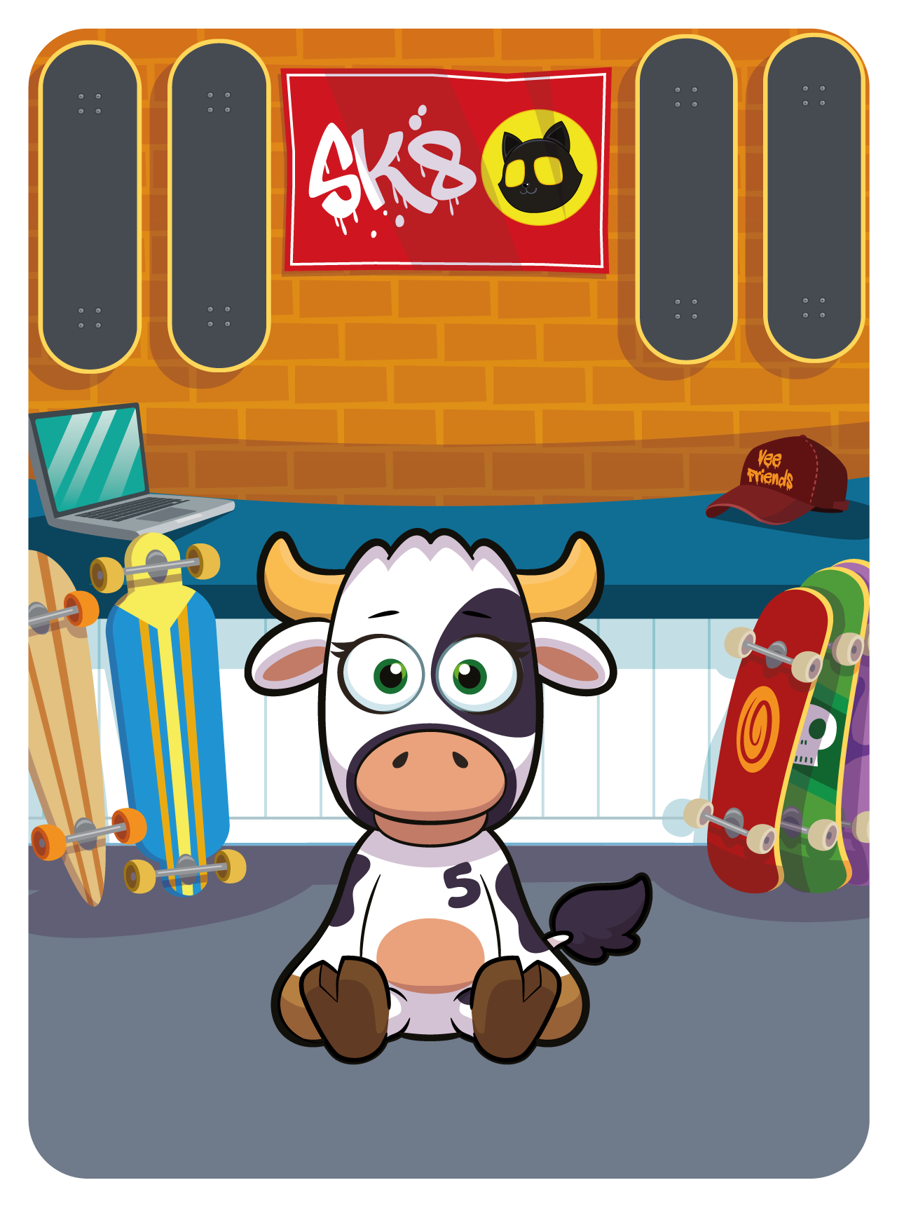 Gary Vaynerchuk - VeeFriends Series 2 - Common Sense Cow #23278 - NFT # 23278