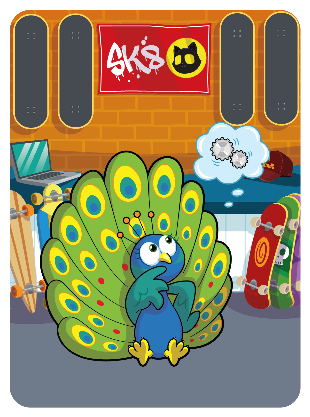 Gary Vaynerchuk - VeeFriends Series 2 - Practical Peacock #23372 - NFT # 23372