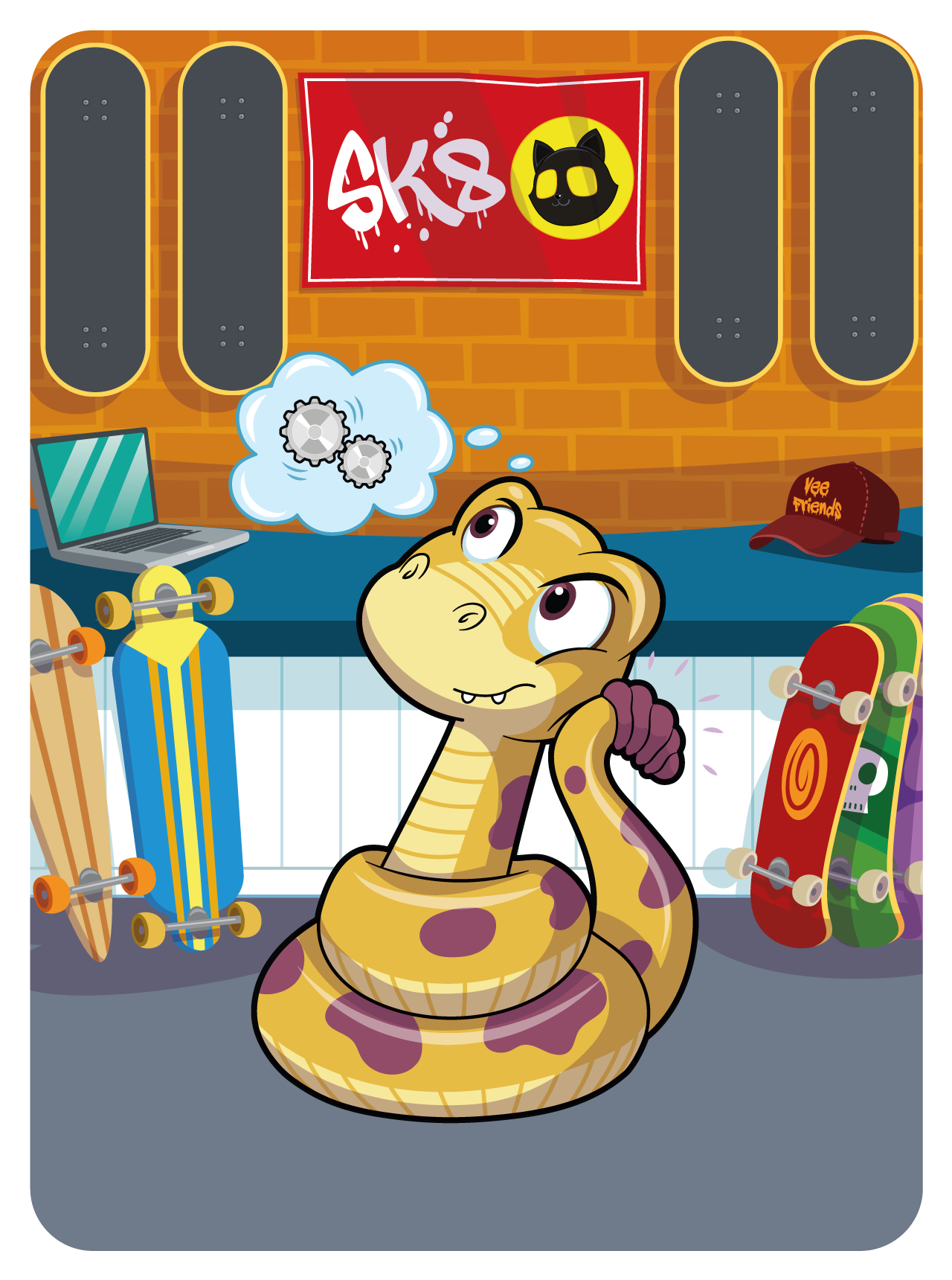 Gary Vaynerchuk - VeeFriends Series 2 - Rational Rattlesnake #23540 - NFT # 23540