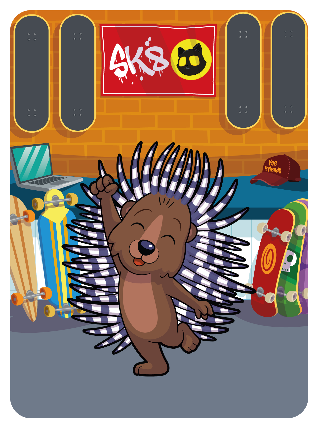 Positive Porcupine #23560