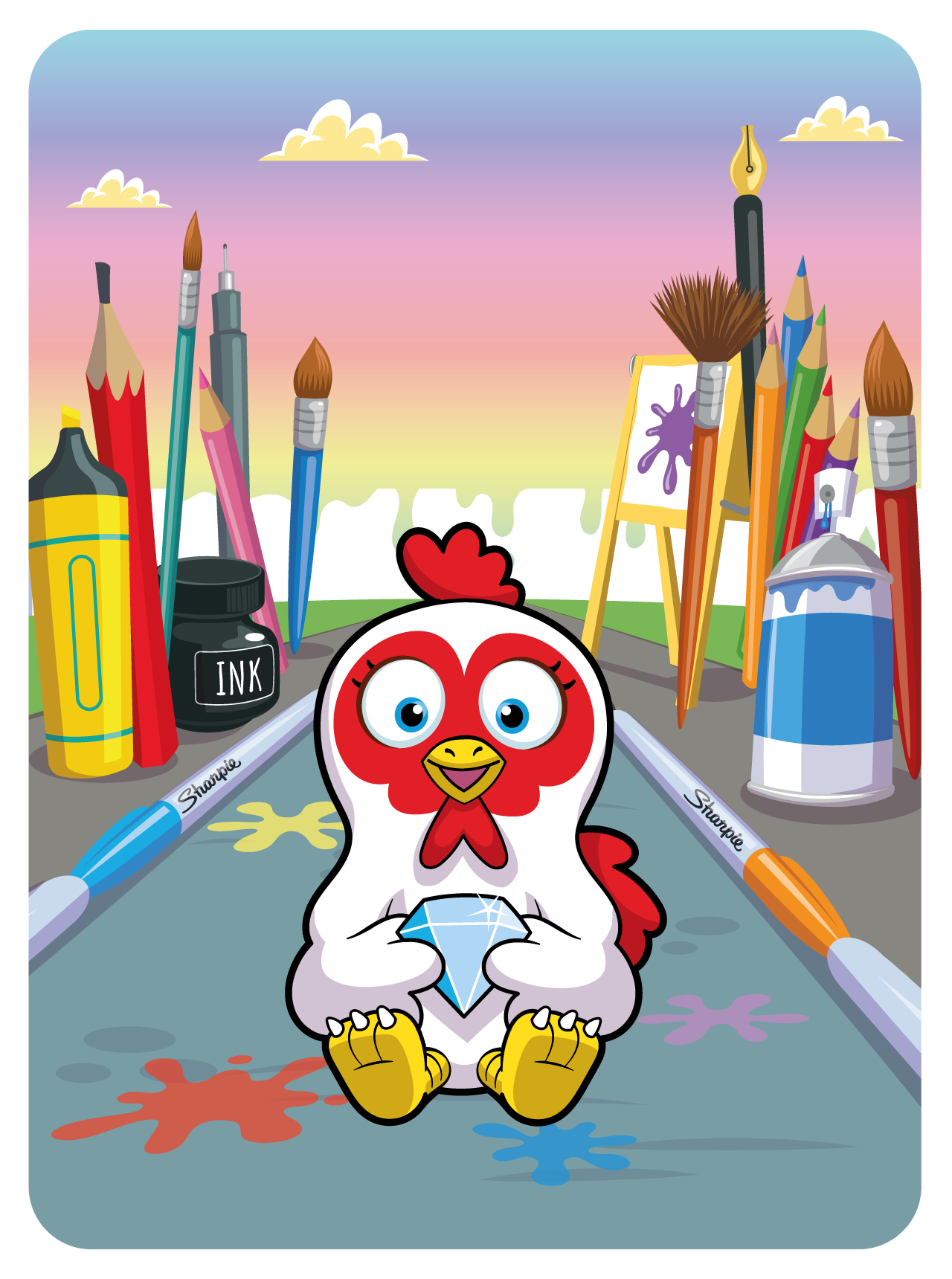 Gary Vaynerchuk - VeeFriends Series 2 - "Diamond Hands" Hen #23751 - NFT # 23751