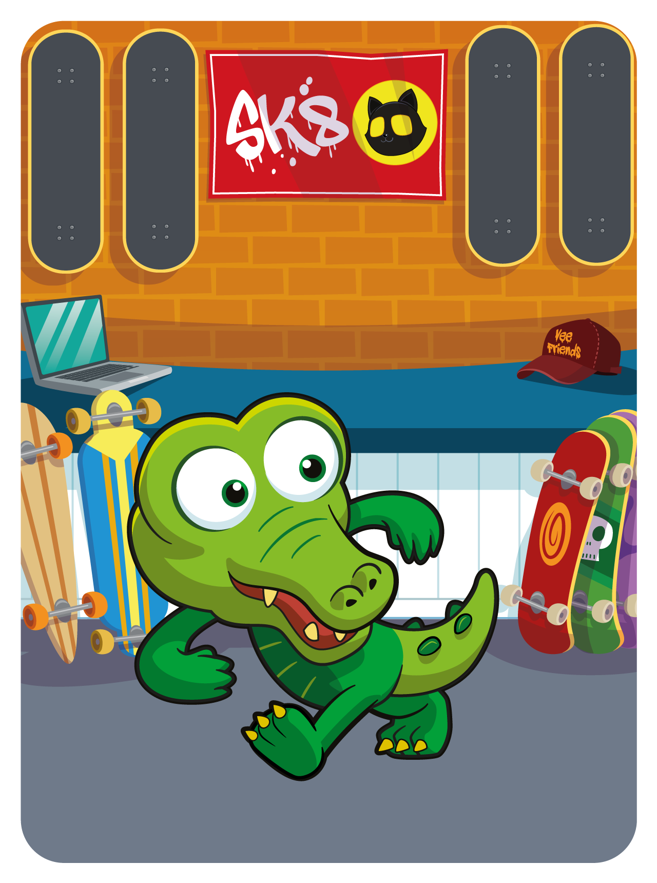 Gary Vaynerchuk - VeeFriends Series 2 - Clever Crocodile #24056 - NFT # 24056