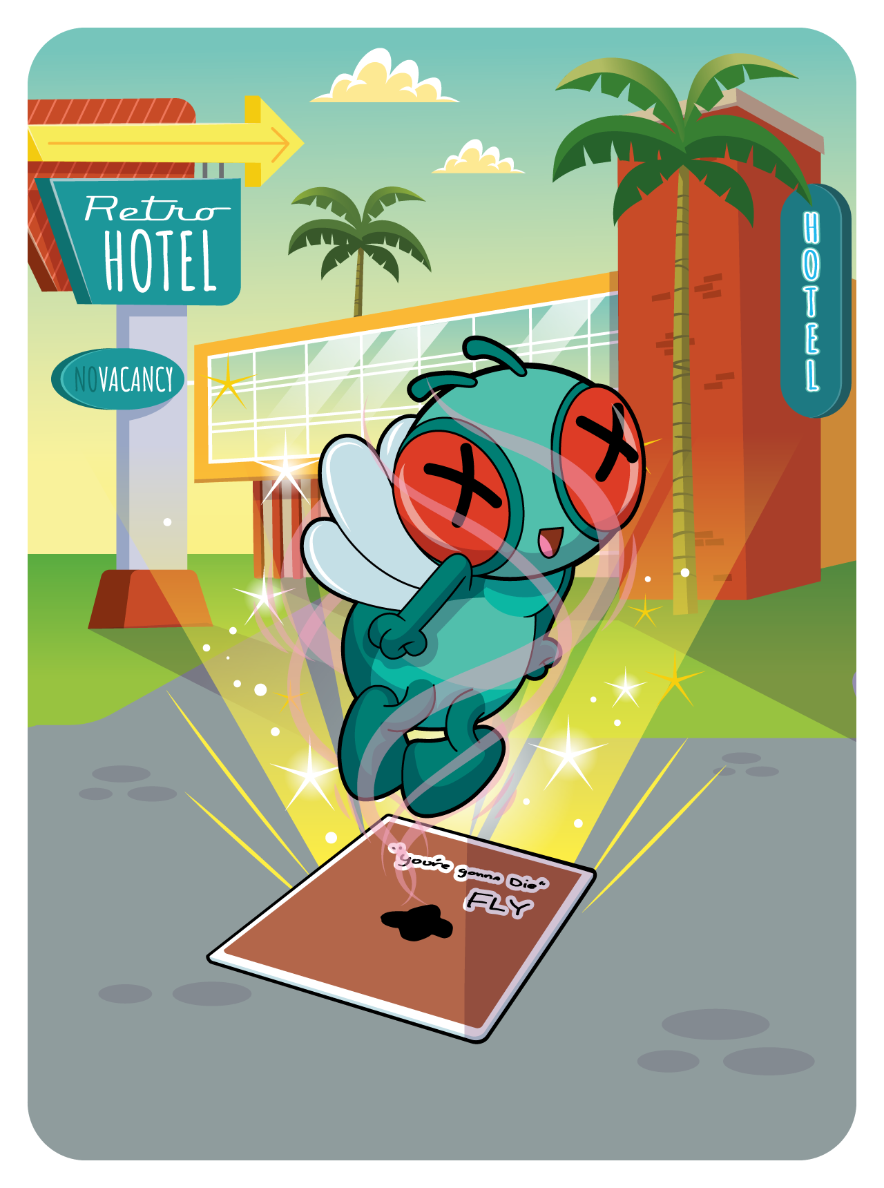 Gary Vaynerchuk - VeeFriends Series 2 - "You're Gonna Die" Fly #241 - NFT # 241