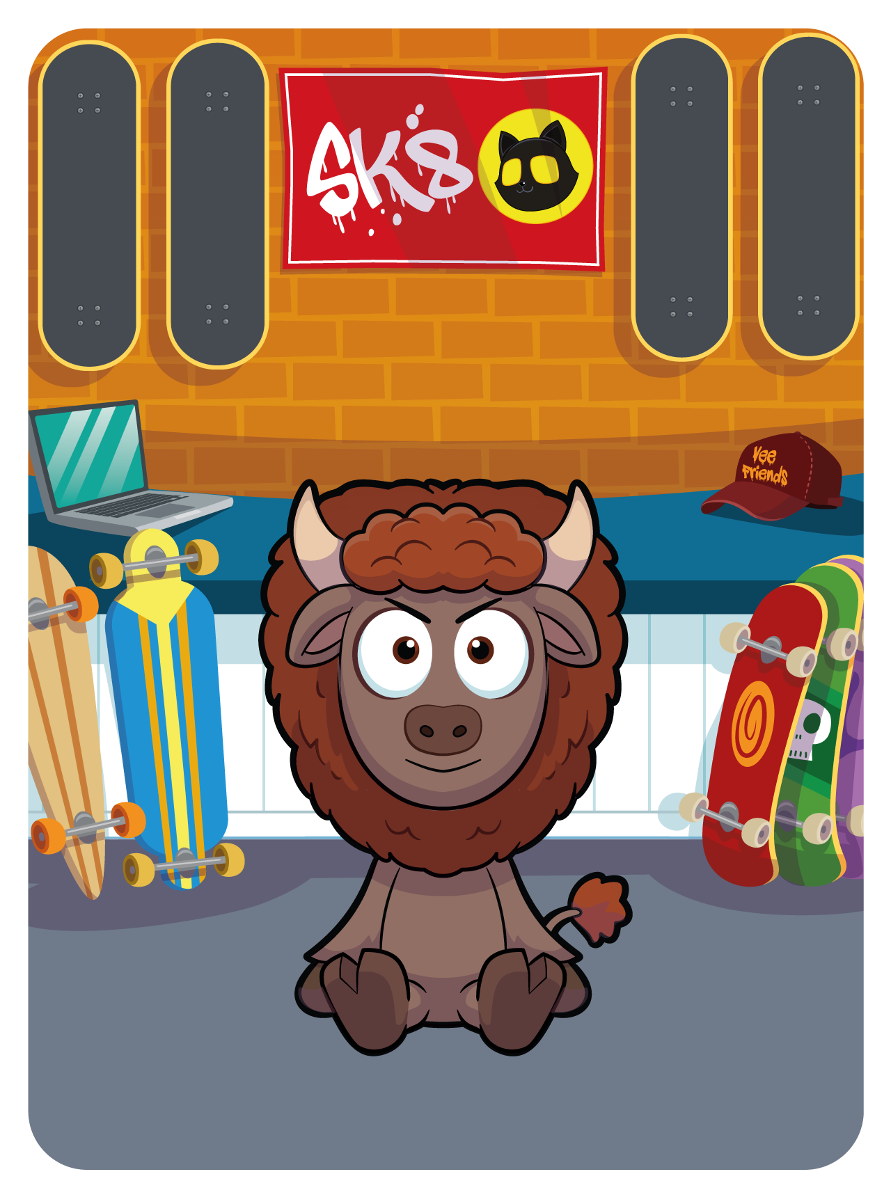 Gary Vaynerchuk - VeeFriends Series 2 - Brave Bison #24114 - NFT # 24114