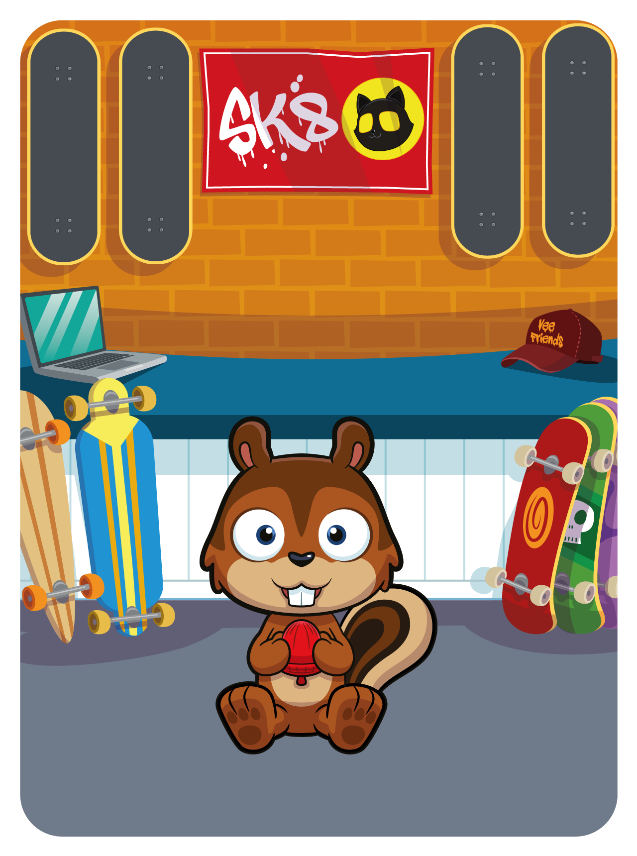 Gary Vaynerchuk - VeeFriends Series 2 - Cheerful Chipmunk #24330 - NFT # 24330