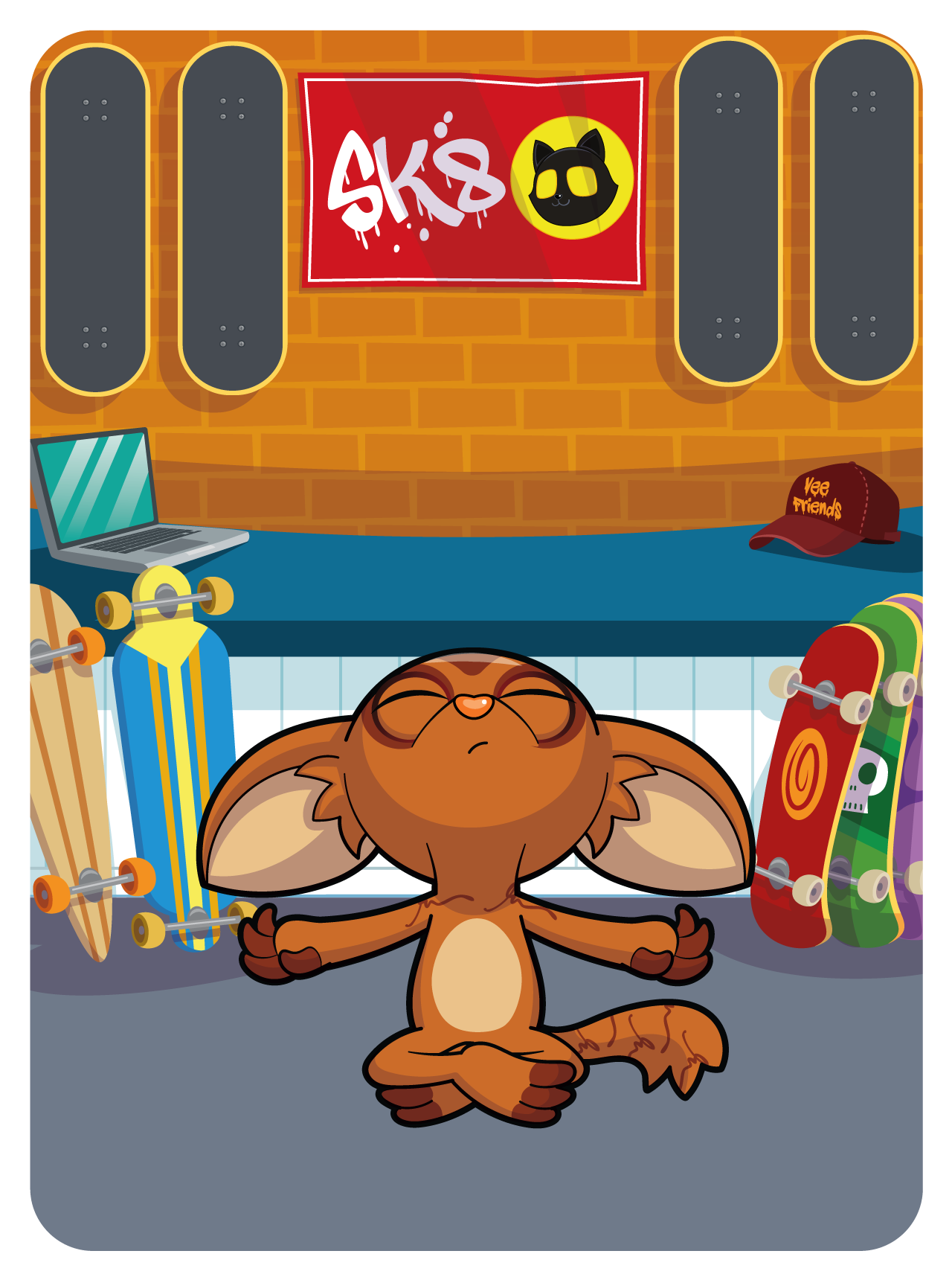 Gary Vaynerchuk - VeeFriends Series 2 - Amped Aye Aye #24335 - NFT # 24335