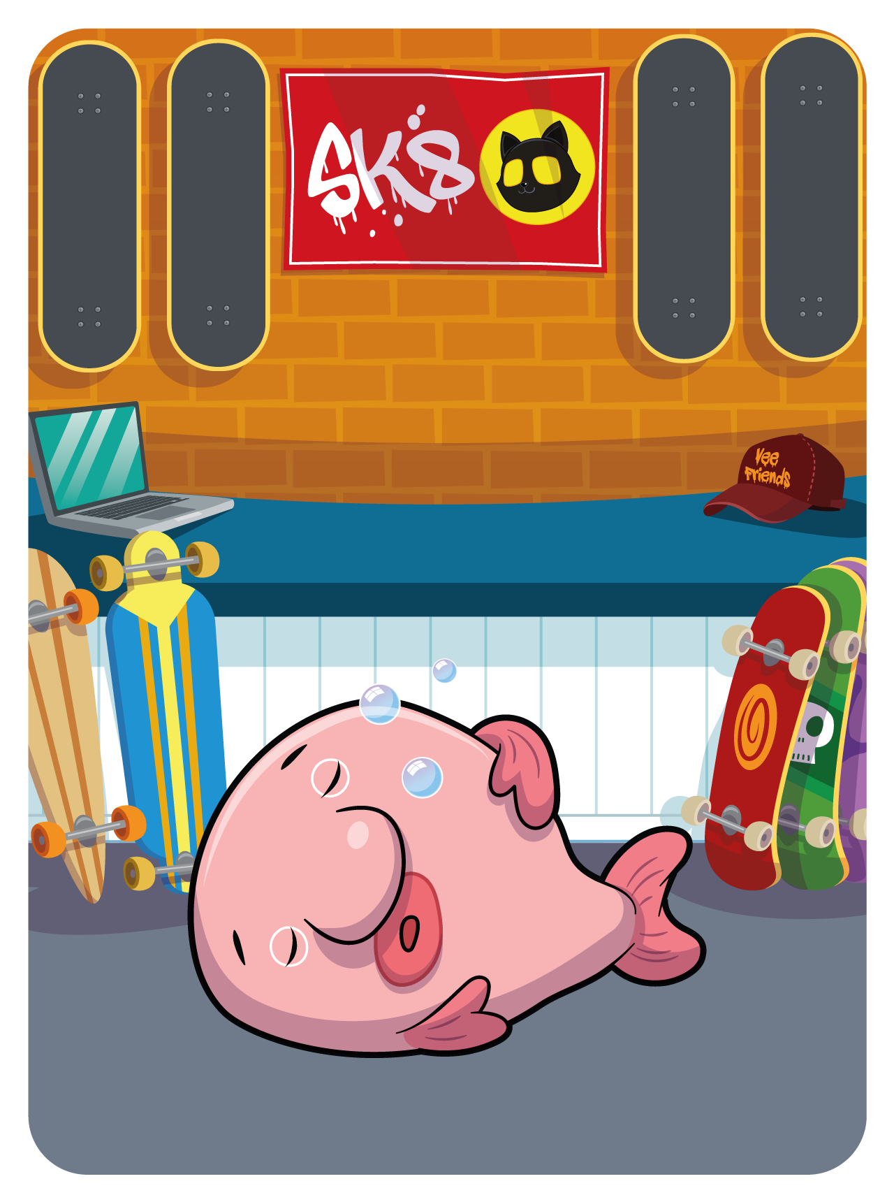 Gary Vaynerchuk - VeeFriends Series 2 - Bashful Blobfish #24526 - NFT # 24526