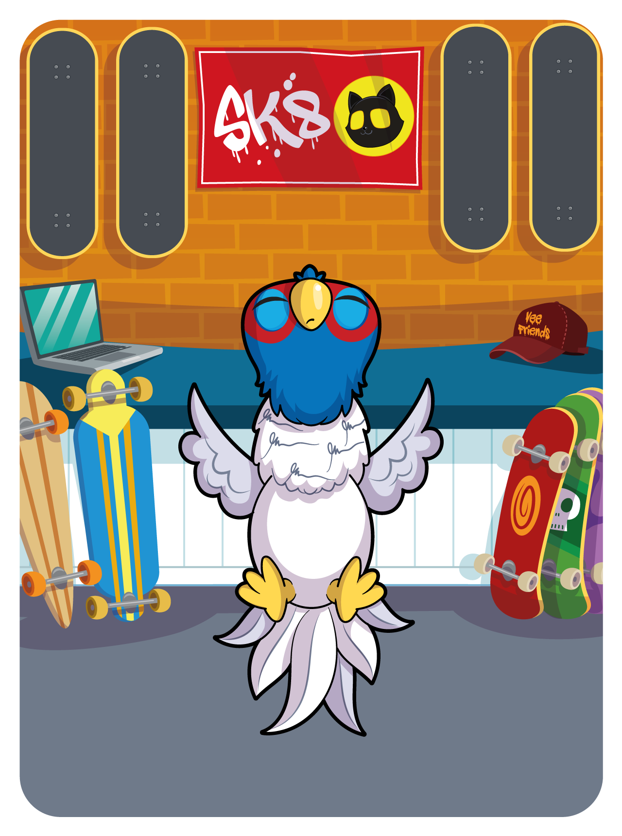 Gary Vaynerchuk - VeeFriends Series 2 - Faithful Pheasant #24530 - NFT # 24530