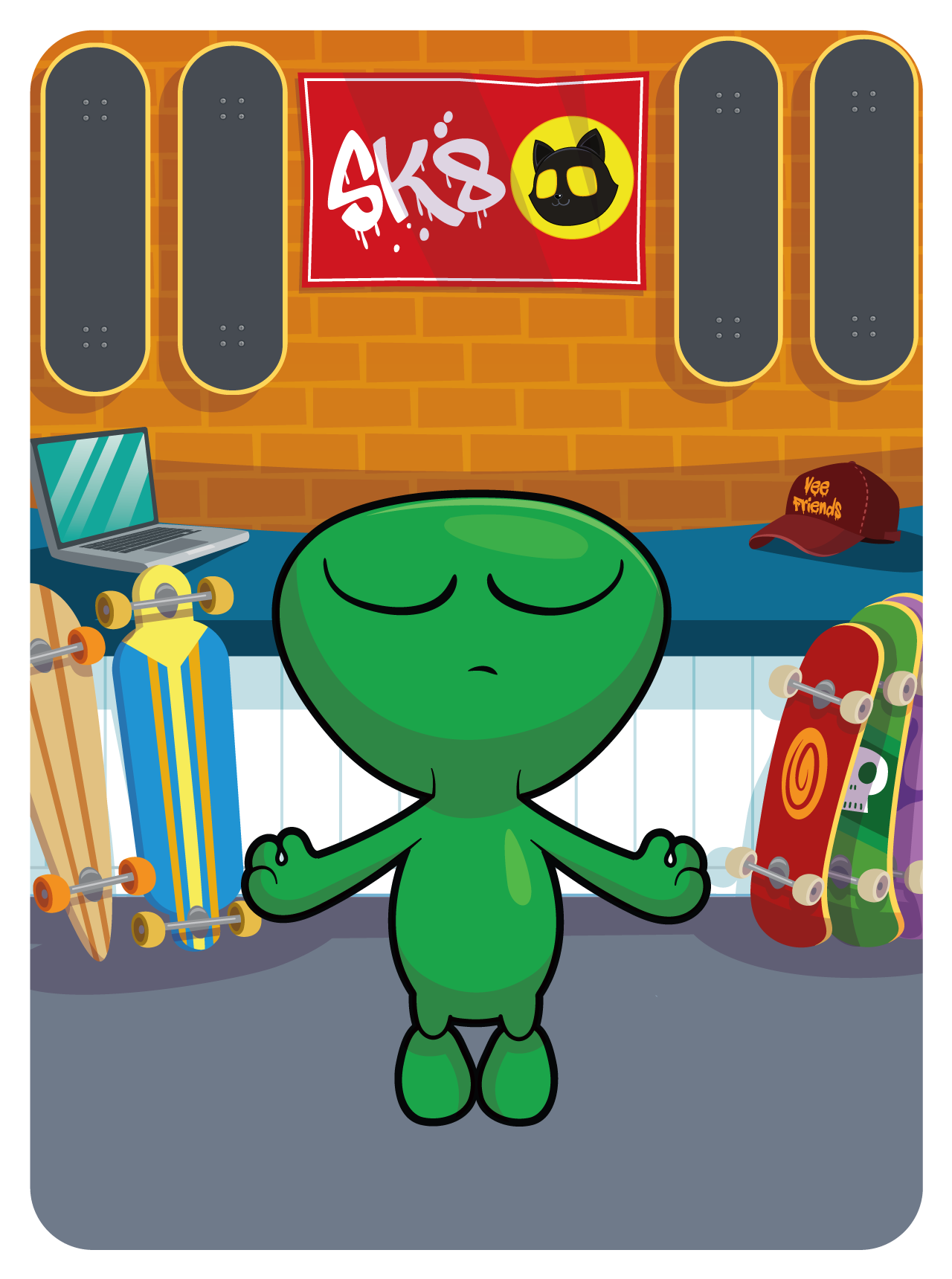 Gary Vaynerchuk - VeeFriends Series 2 - Adaptable Alien #24542 - NFT # 24542