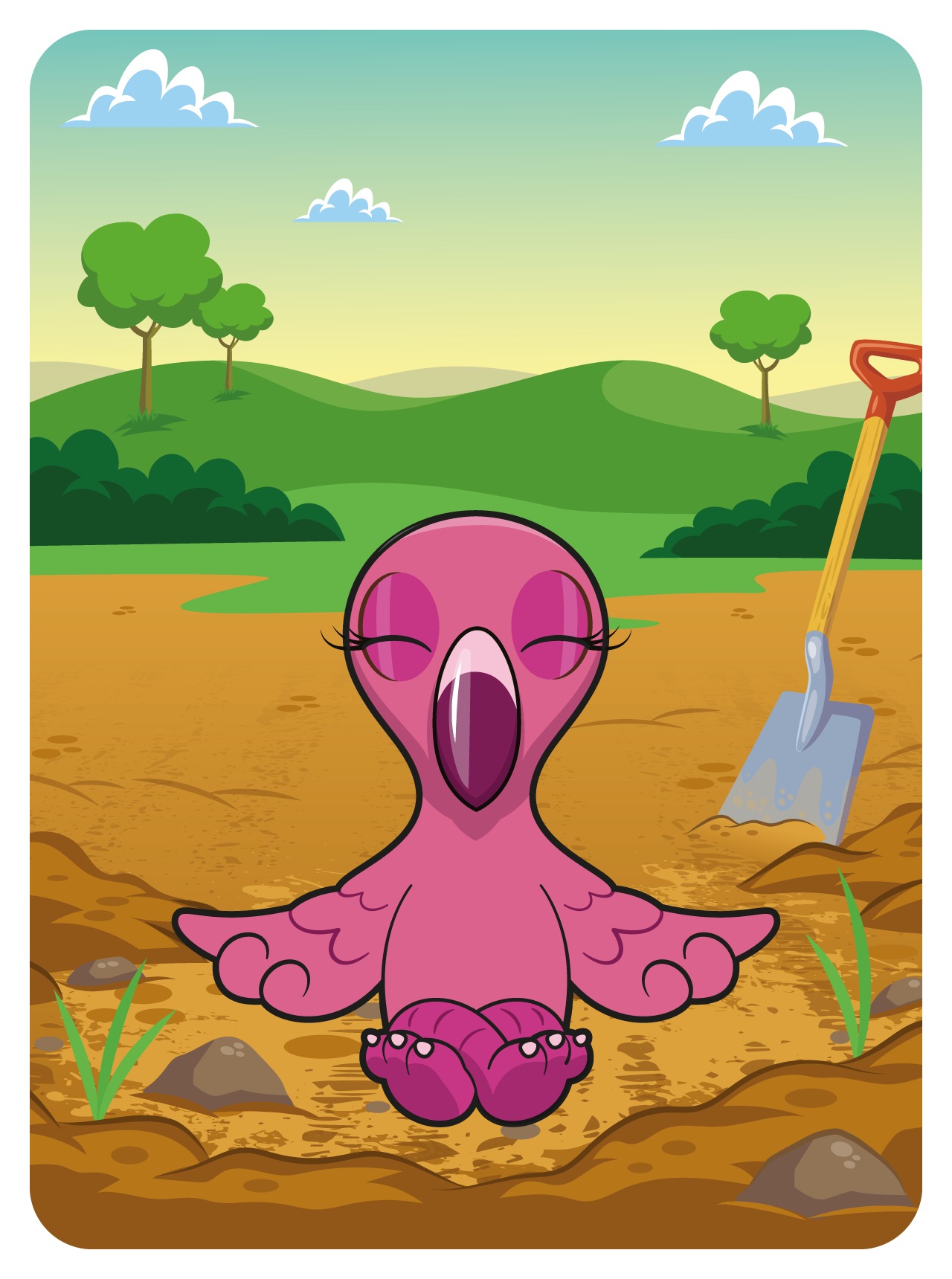 Forthright Flamingo #24841