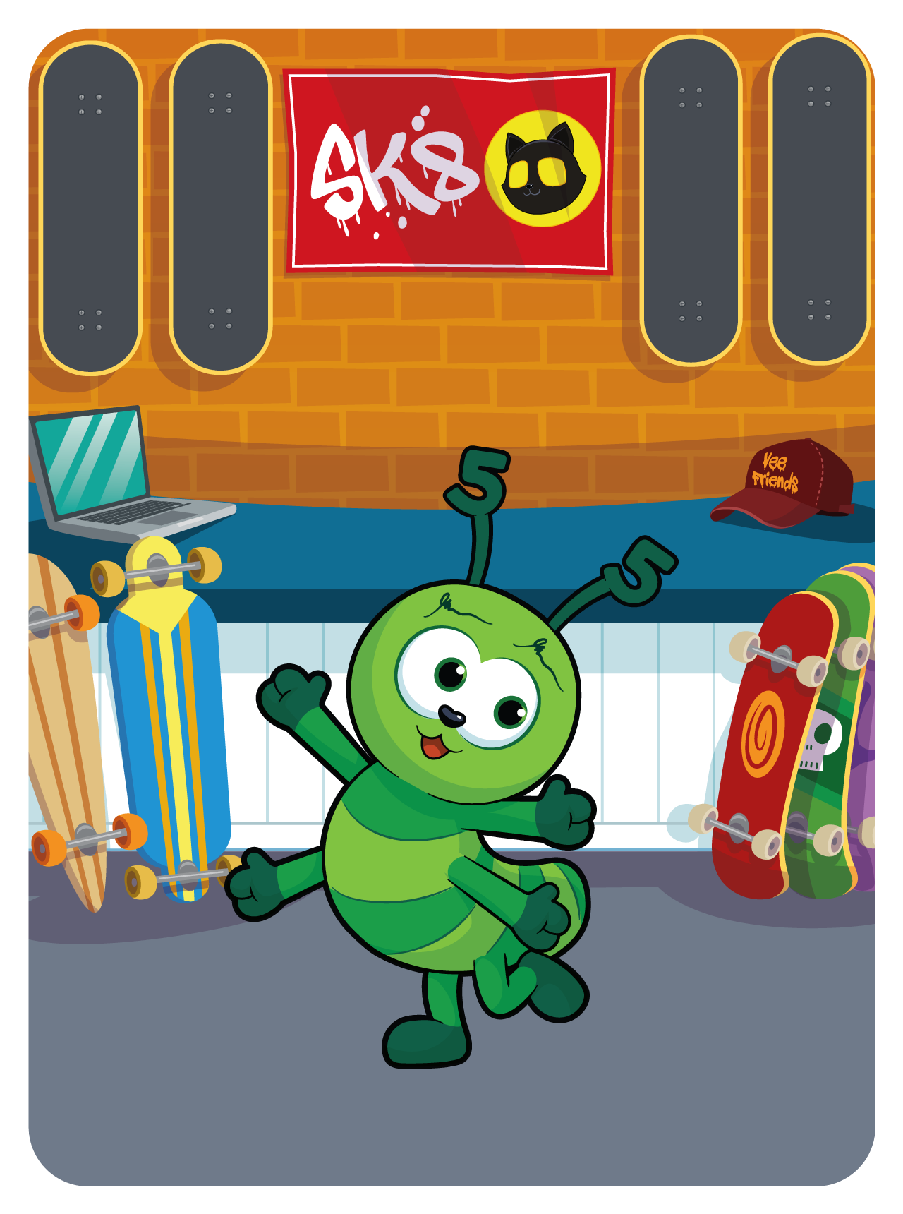 Gary Vaynerchuk - VeeFriends Series 2 - Capable Caterpillar #24914 - NFT # 24914