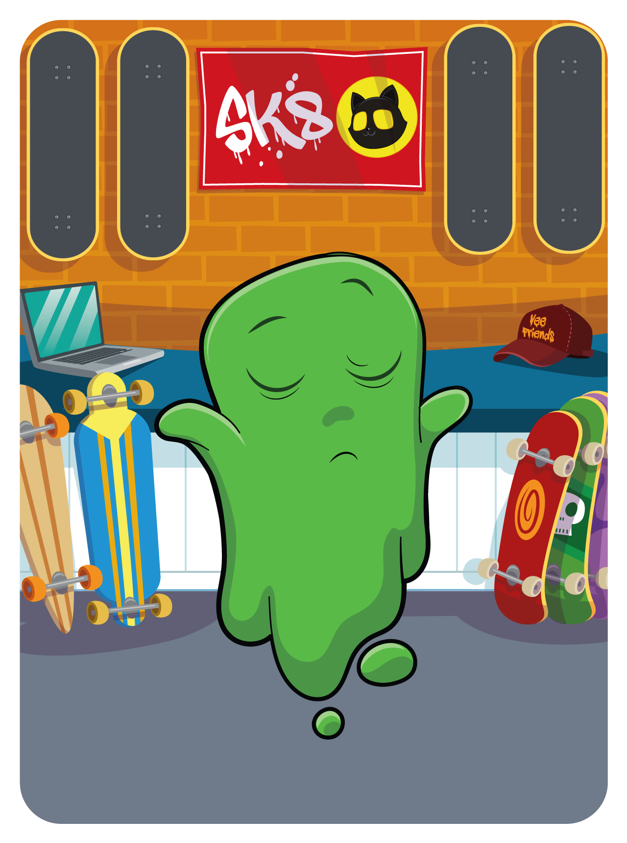 Gary Vaynerchuk - VeeFriends Series 2 - Stoic Slime #24969 - NFT # 24969