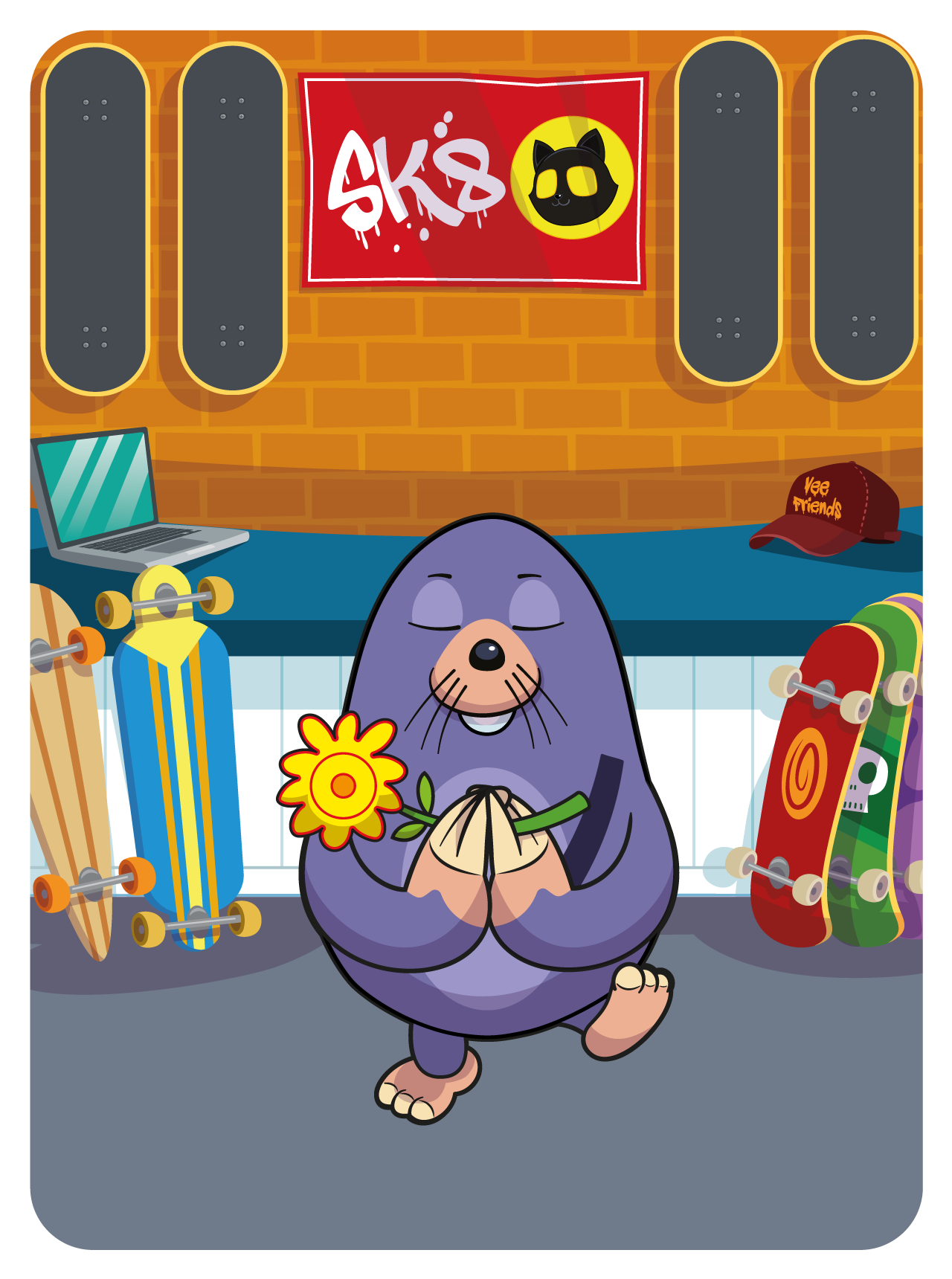 Gary Vaynerchuk - VeeFriends Series 2 - Fuck You Monday Mole #25020 - NFT # 25020