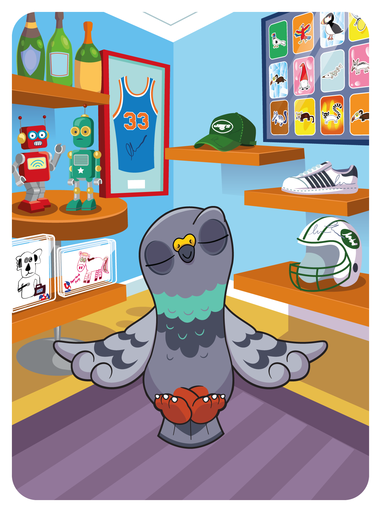 Gary Vaynerchuk - VeeFriends Series 2 - Perspective Pigeon #25111 - NFT # 25111