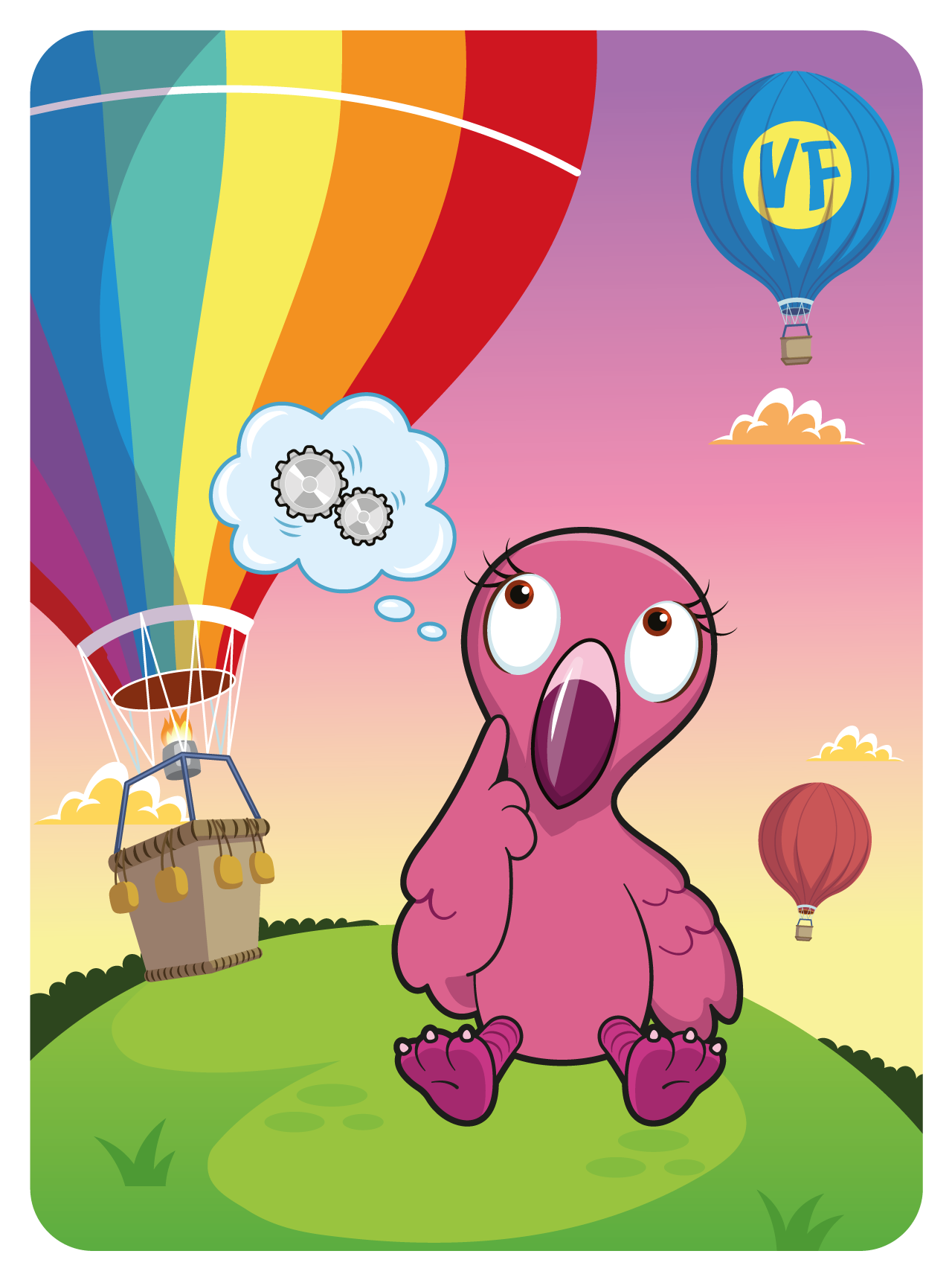 Gary Vaynerchuk - VeeFriends Series 2 - Forthright Flamingo #25137 - NFT # 25137