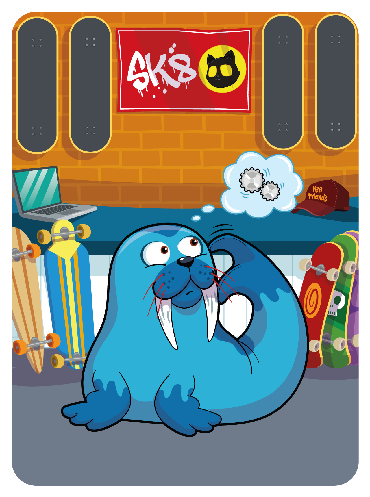 Gary Vaynerchuk - VeeFriends Series 2 - Woke Walrus #25163 - NFT # 25163