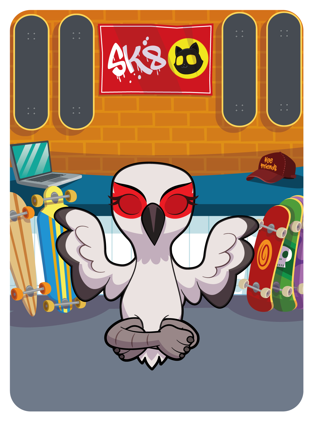 Gary Vaynerchuk - VeeFriends Series 2 - Curious Crane #25229 - NFT # 25229