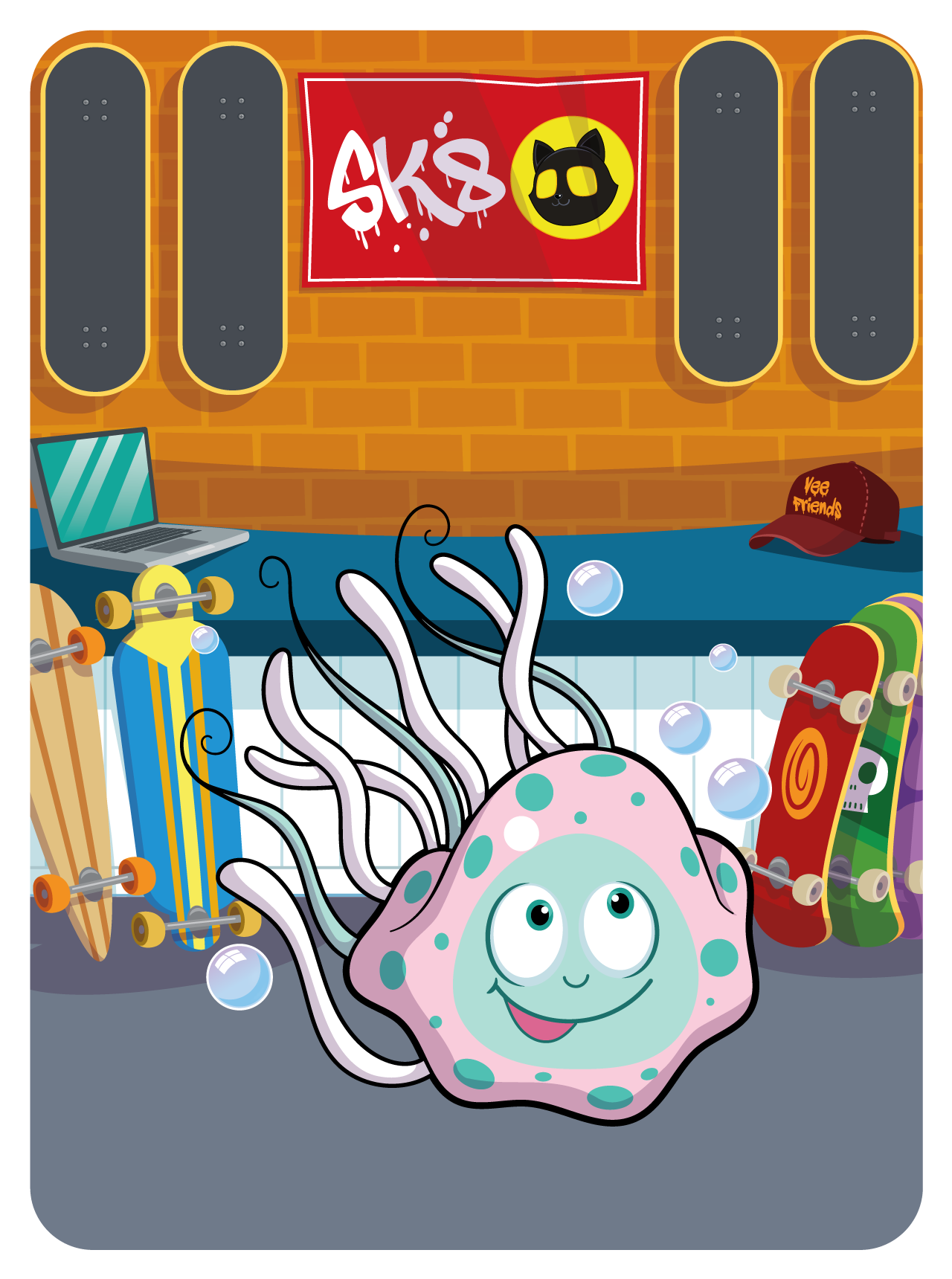 Gary Vaynerchuk - VeeFriends Series 2 - Joyous Jellyfish #25424 - NFT # 25424