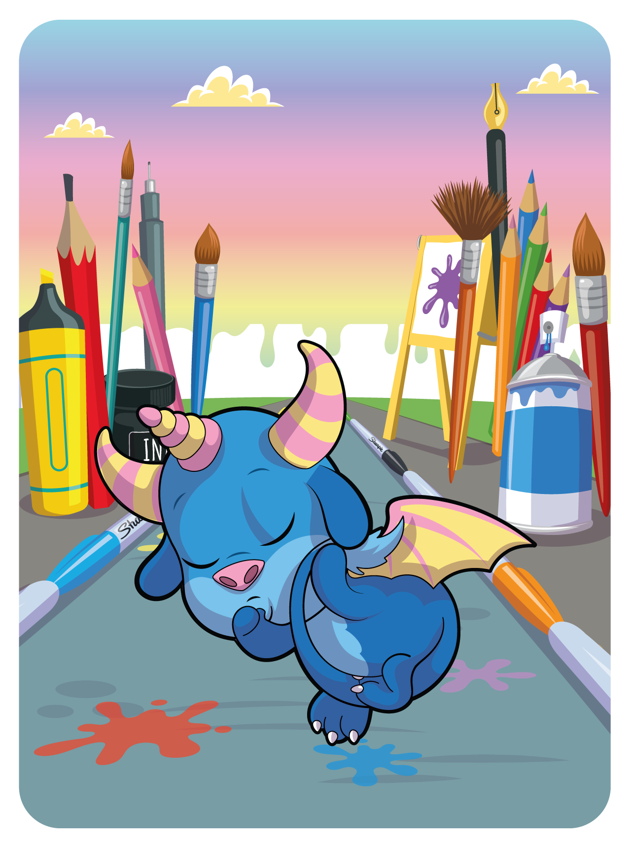 Gary Vaynerchuk - VeeFriends Series 2 - Thoughtful Three Horned Harpik #25518 - NFT # 25518