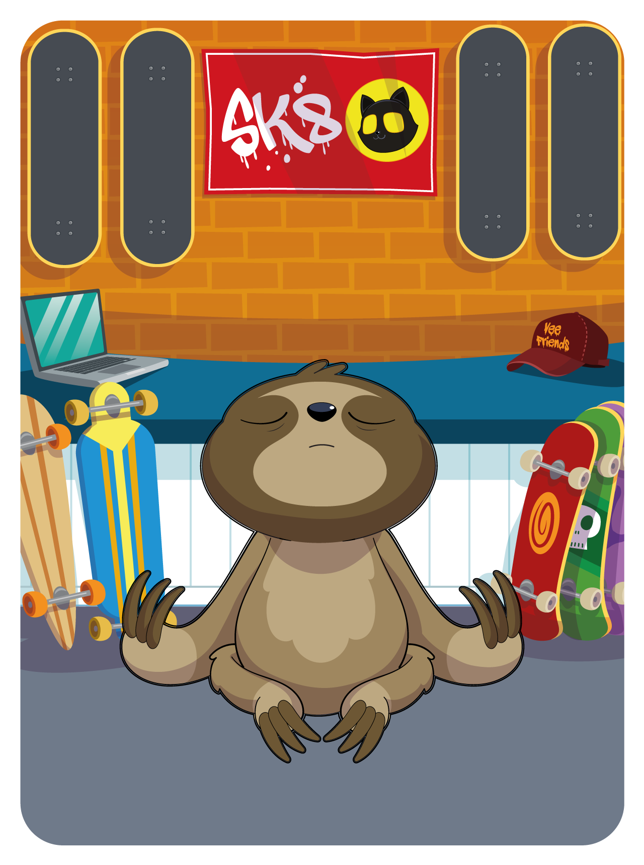 Gary Vaynerchuk - VeeFriends Series 2 - Selfless Sloth #25556 - NFT # 25556