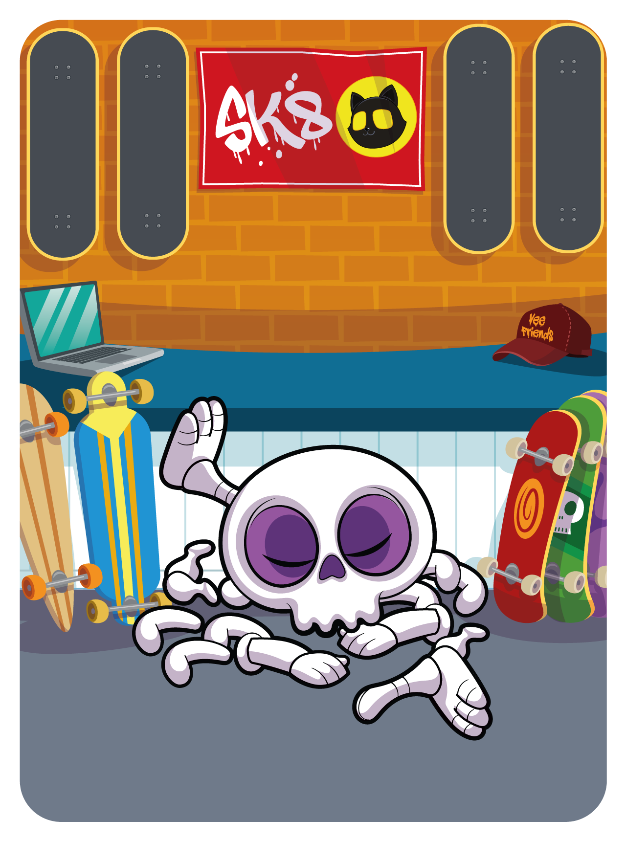 Gary Vaynerchuk - VeeFriends Series 2 - Skilled Skeleton #25770 - NFT # 25770