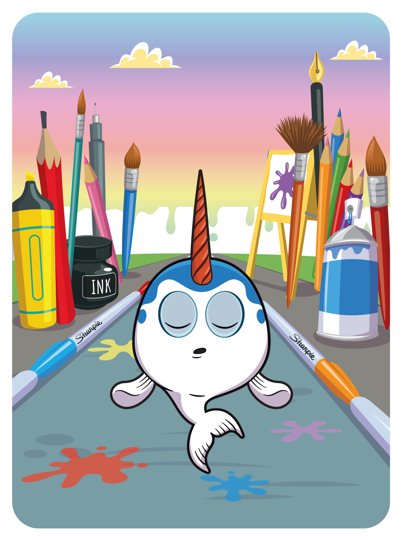 Gary Vaynerchuk - VeeFriends Series 2 - Nifty Narwhal #25808 - NFT # 25808