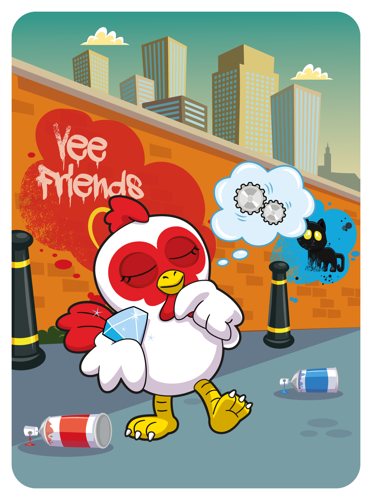 Gary Vaynerchuk - VeeFriends Series 2 - "Diamond Hands" Hen #25959 - NFT # 25959