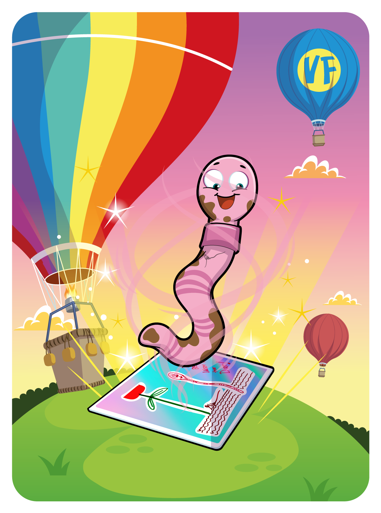 Gary Vaynerchuk - VeeFriends Series 2 - Tough To Beat A Worm From The Dirt! #2607 - NFT # 2607