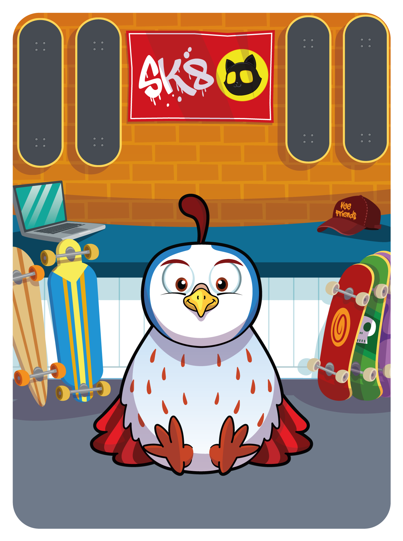 Gary Vaynerchuk - VeeFriends Series 2 - Quick Quail #27033 - NFT # 27033