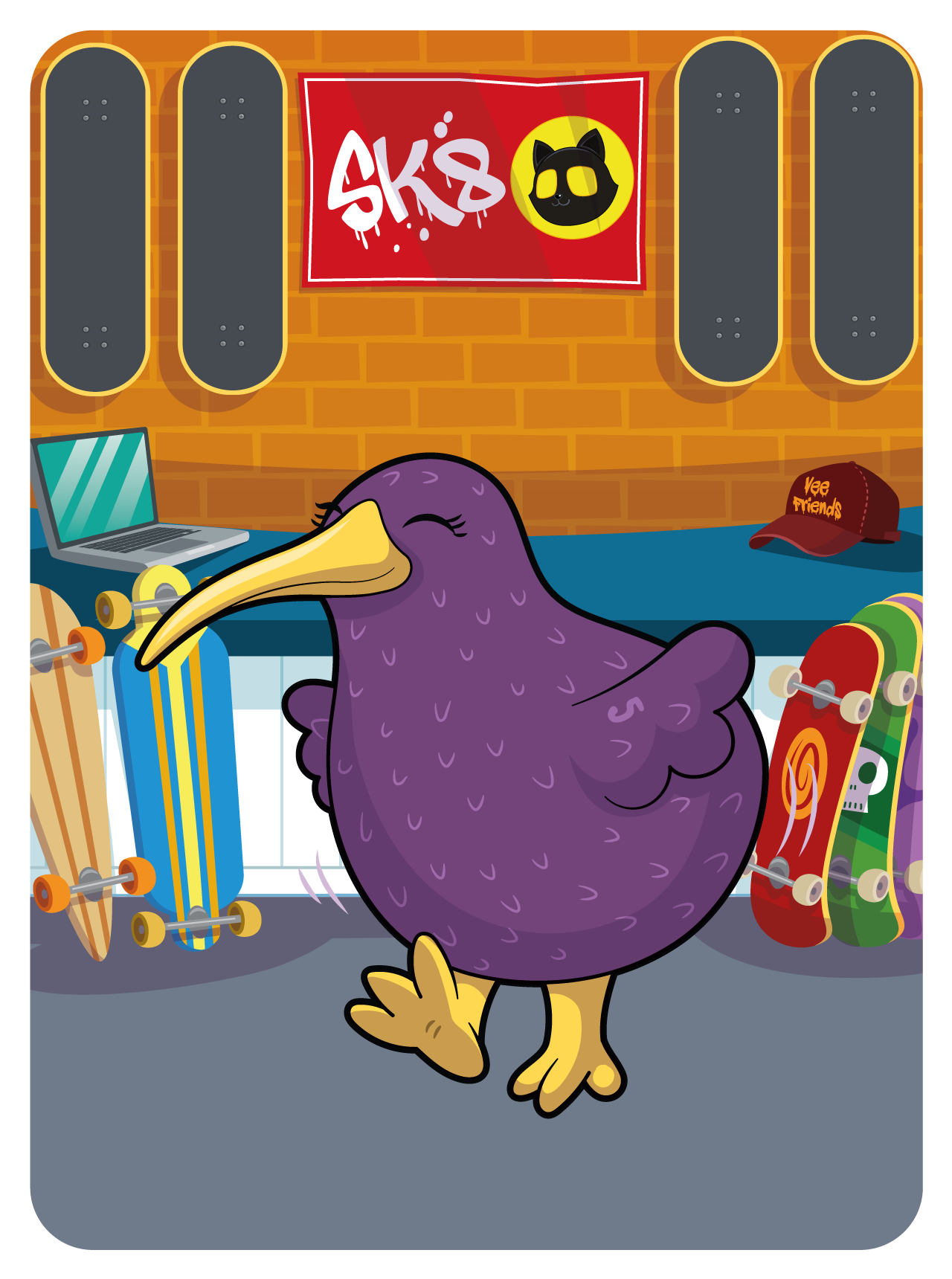 Gary Vaynerchuk - VeeFriends Series 2 - Karma Kiwi #27136 - NFT # 27136