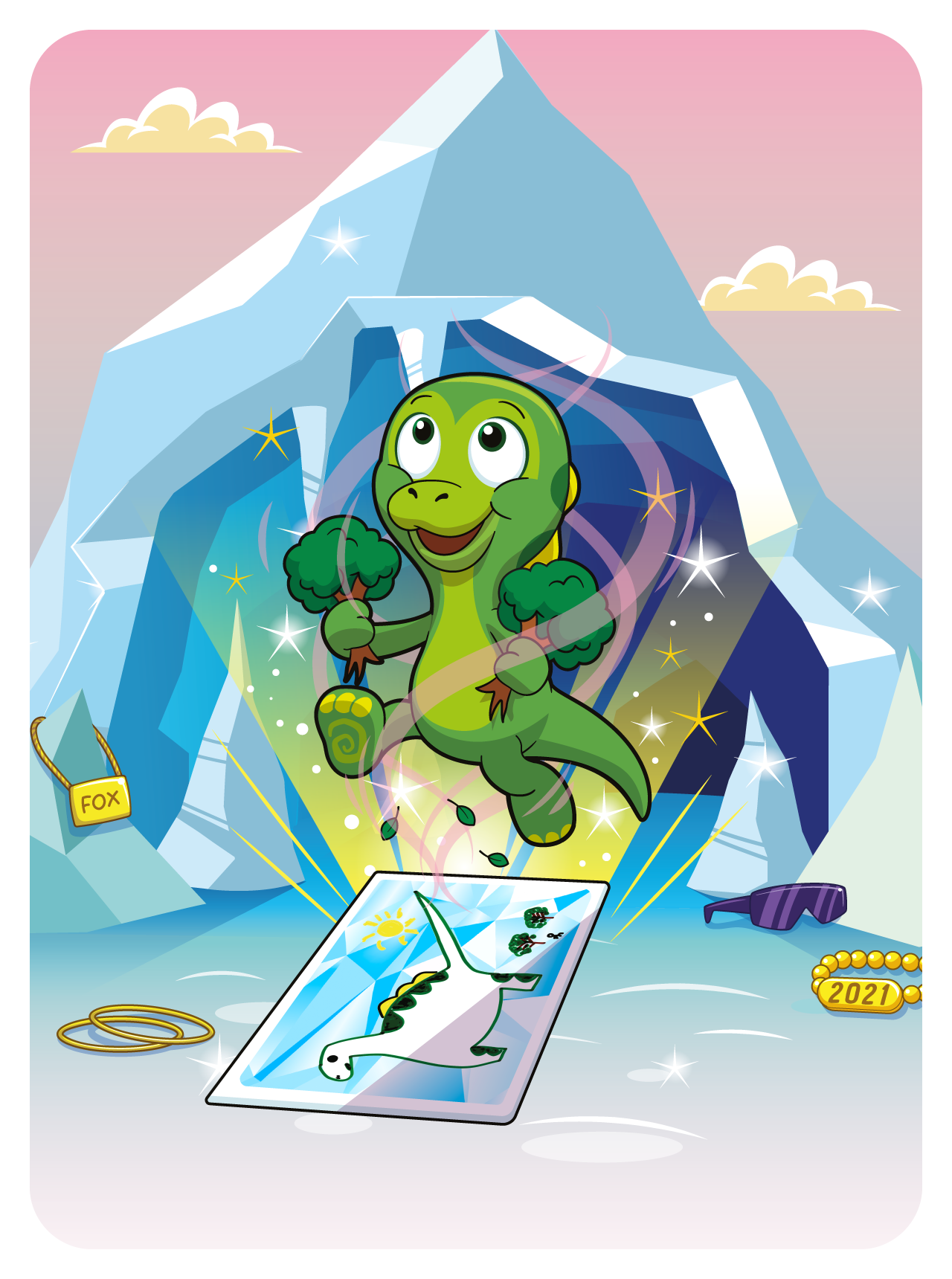 Gary Vaynerchuk - VeeFriends Series 2 - Dynamic Dinosaur #2718 - NFT # 2718