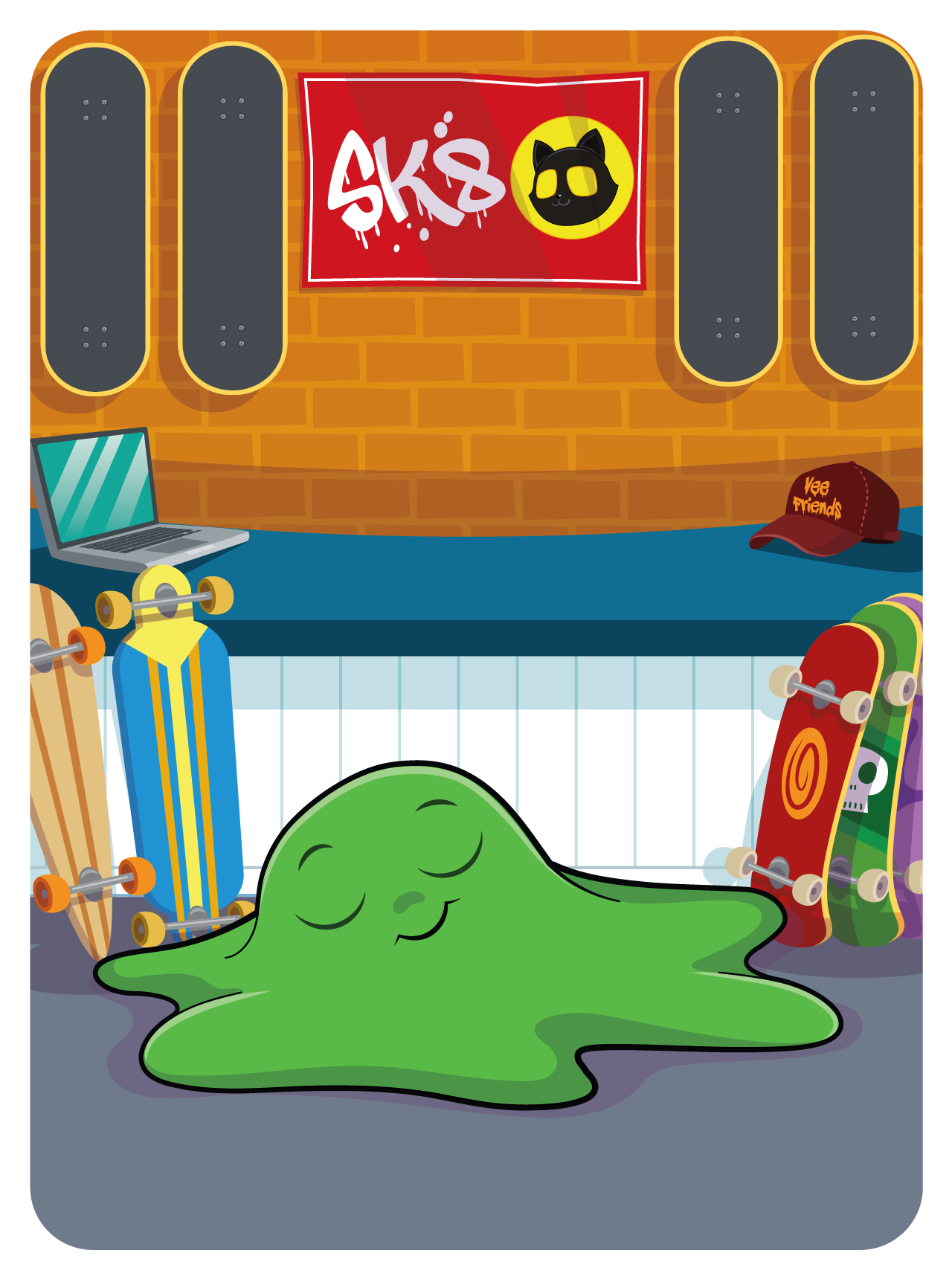 Gary Vaynerchuk - VeeFriends Series 2 - Stoic Slime #27266 - NFT # 27266